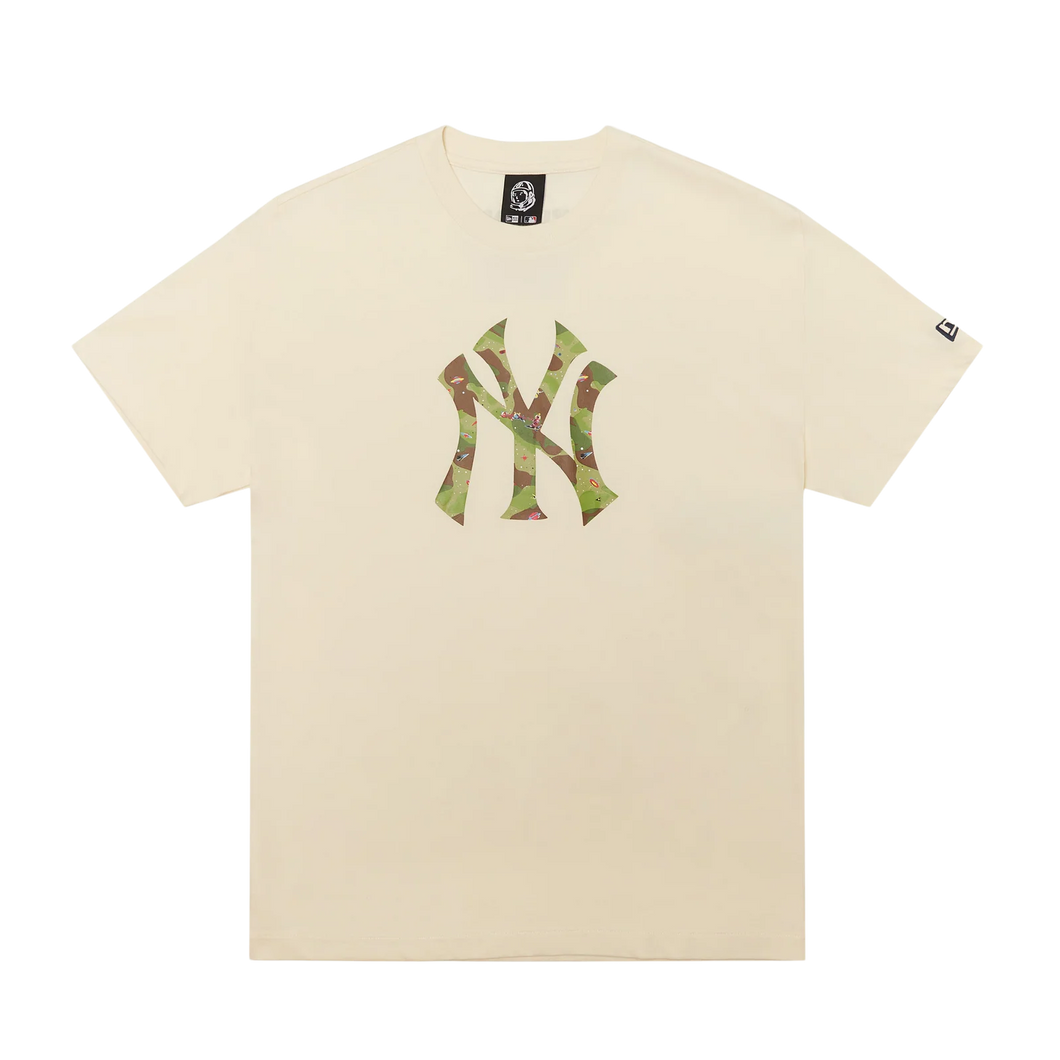 BILLIONAIRE BOYS CLUB × NEW YORK YANKEES NY YANKEES SPACE CAMO LOGO TEE