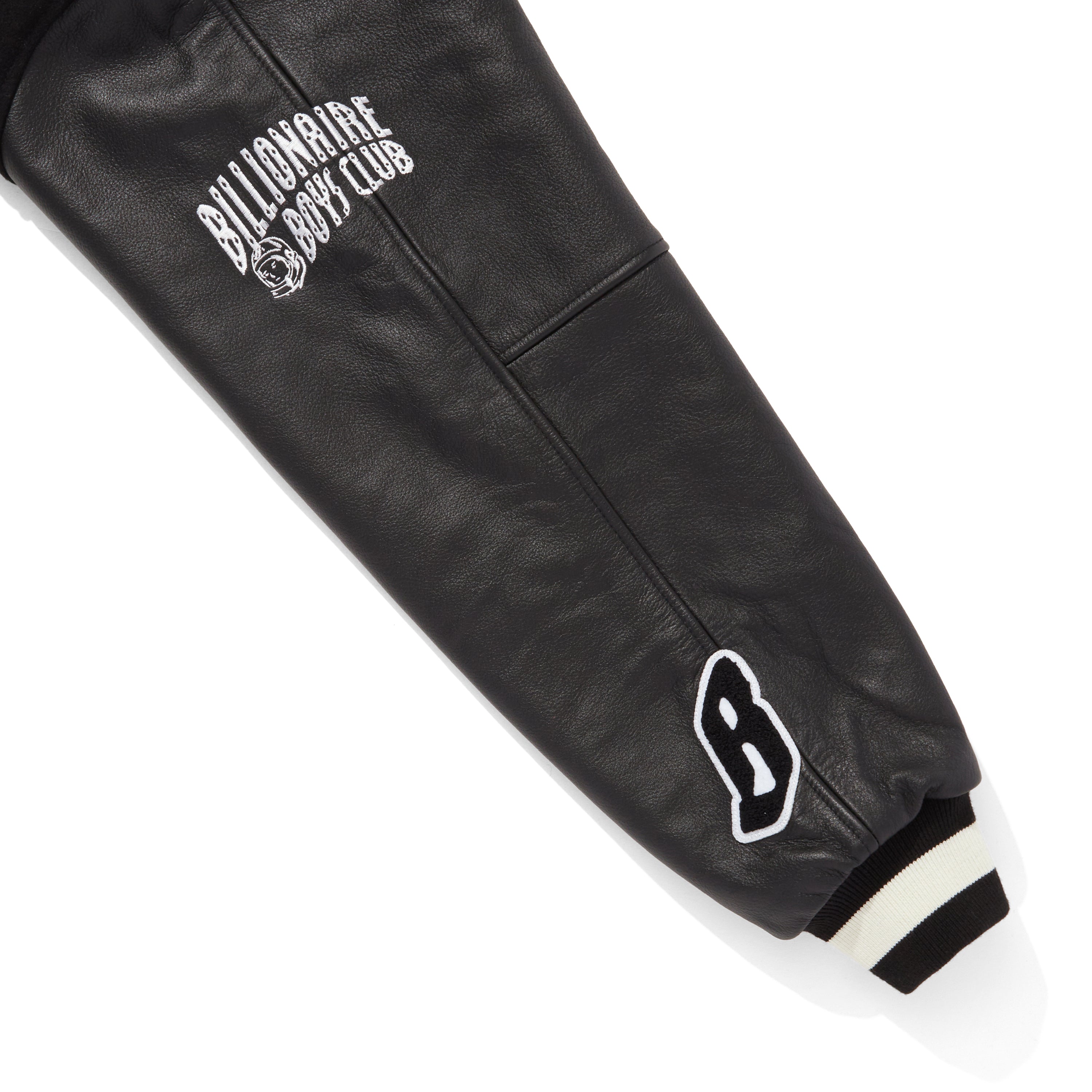 画像をギャラリービューアに読み込む, Billionire Boys Club X Manastash Leather Sleeve Varsity Jacket
