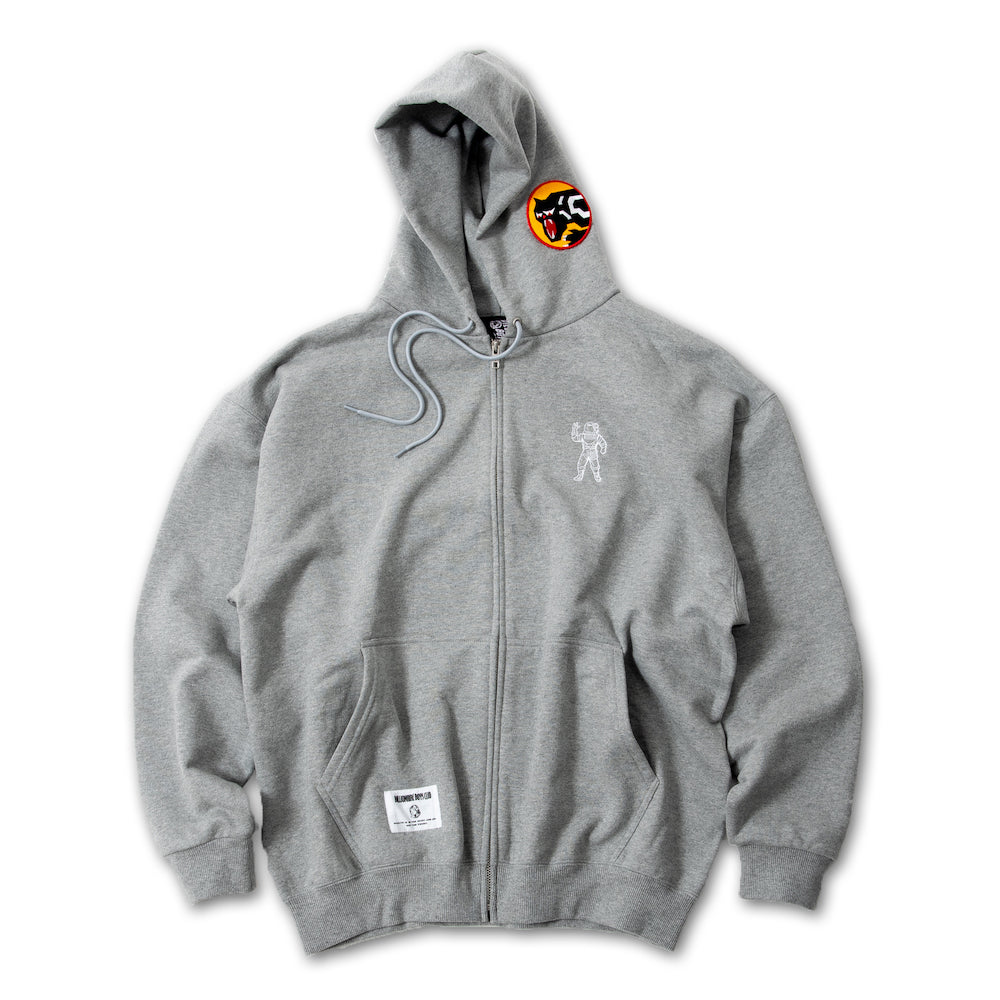 Load image into Gallery viewer, EMBROIDERED LOGO ZIP UP HOODIE
