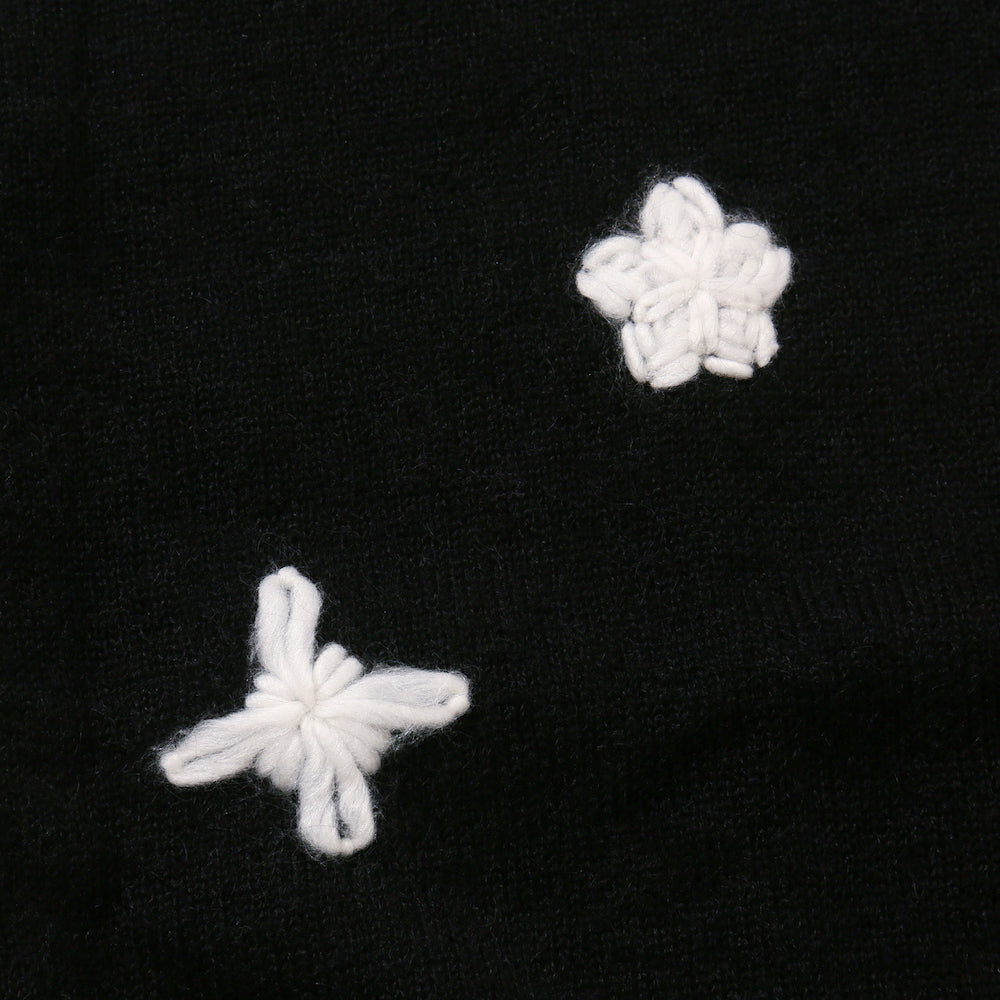 画像をギャラリービューアに読み込む, EMBROIDERED LOGO MOHAIR SWEATER STARFIELD
