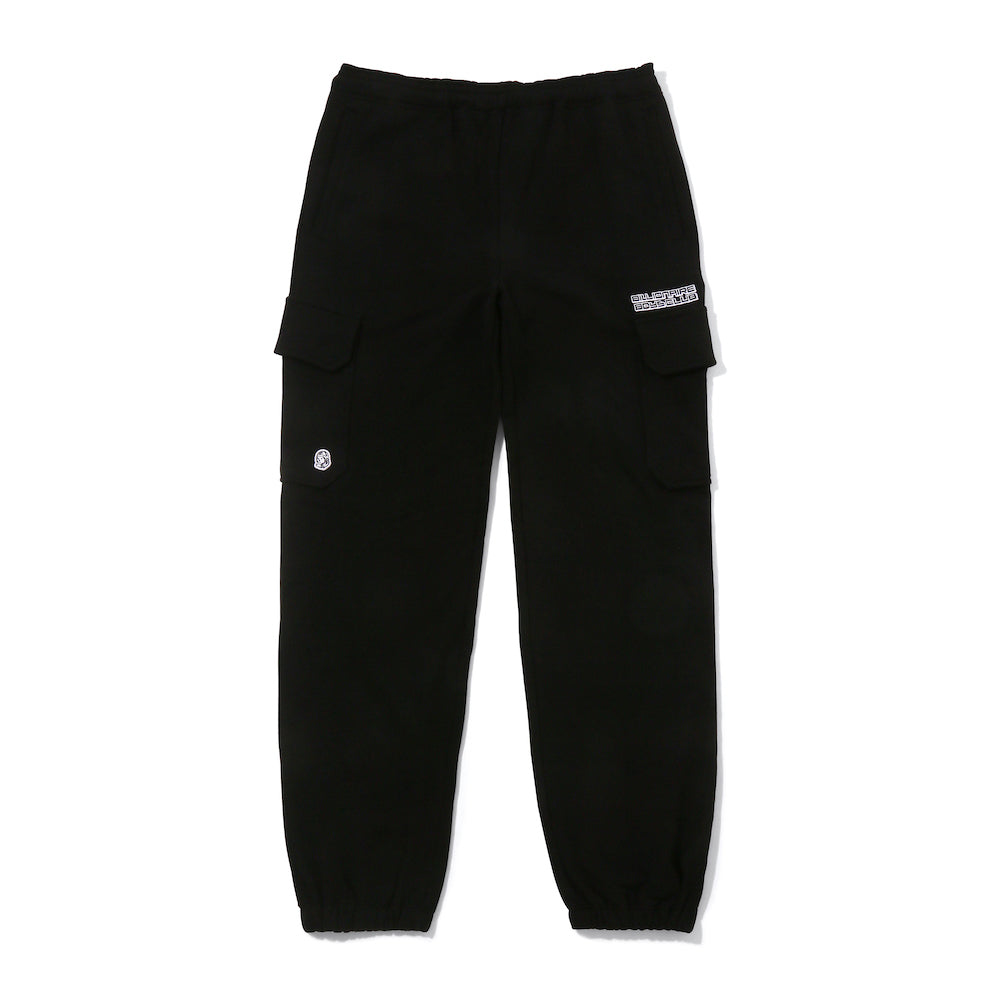 Load image into Gallery viewer, EMBROIDERED LOGO SWEAT CARGO PANTS
