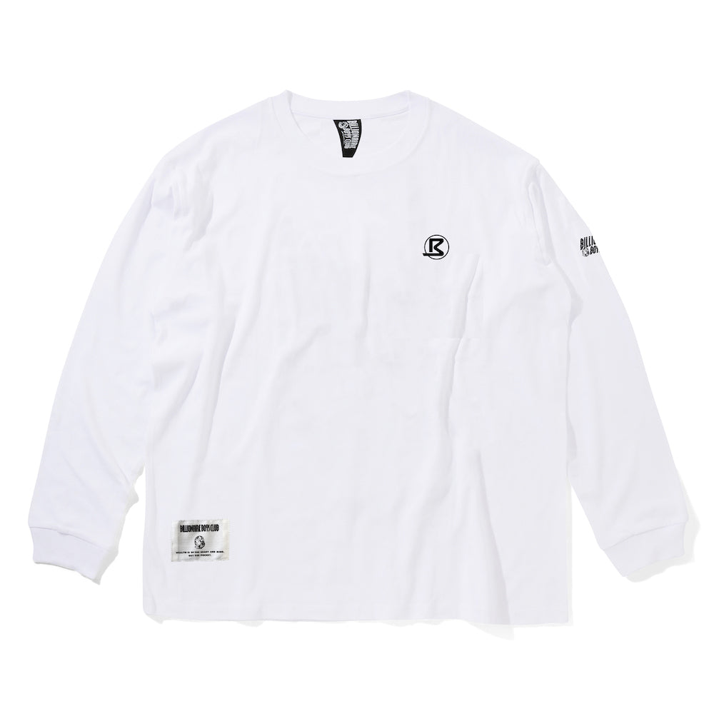 Load image into Gallery viewer, EMBROIDERED LOGO COTTON L/S T-SHIRT_B
