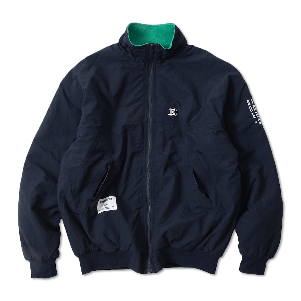 Load image into Gallery viewer, EMBROIDERED LOGO FLEECE LINED NYLON JACKET
