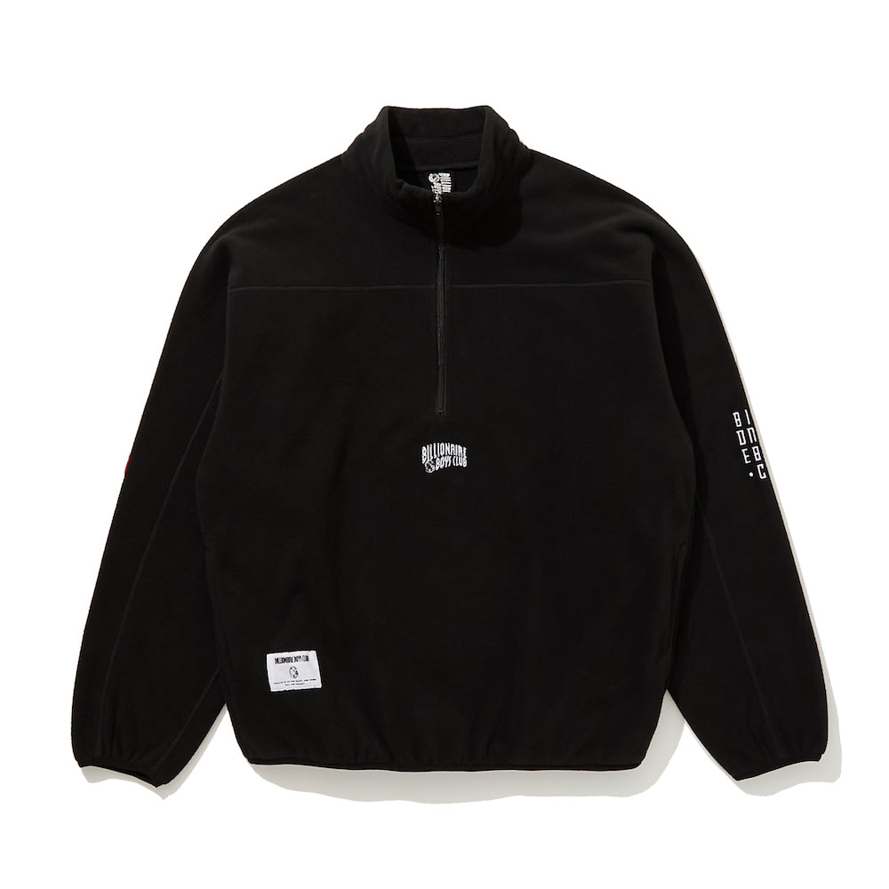 Load image into Gallery viewer, EMBROIDERED LOGO HALE ZIP FLEECE BLOUSON
