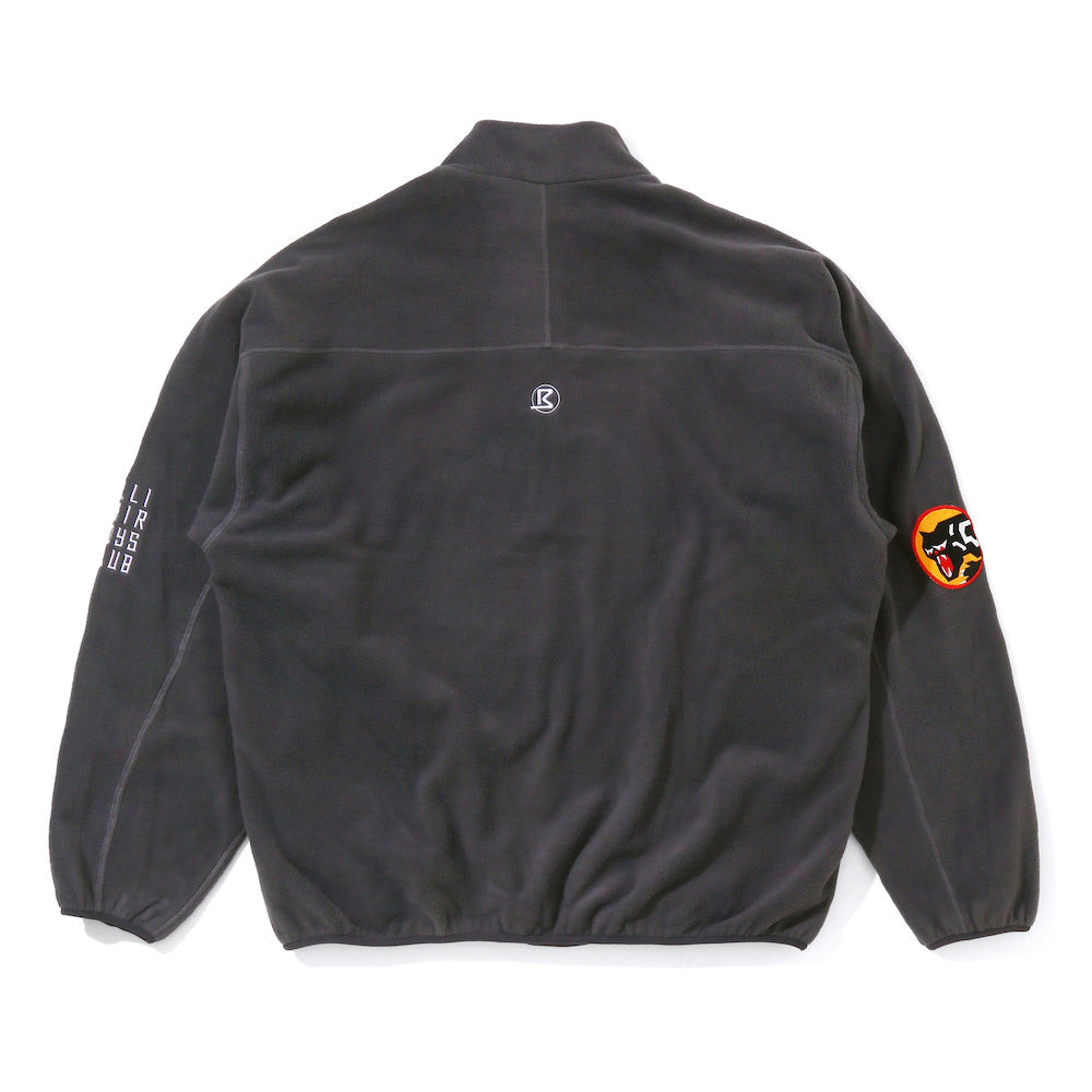 画像をギャラリービューアに読み込む, EMBROIDERED LOGO HALE ZIP FLEECE BLOUSON
