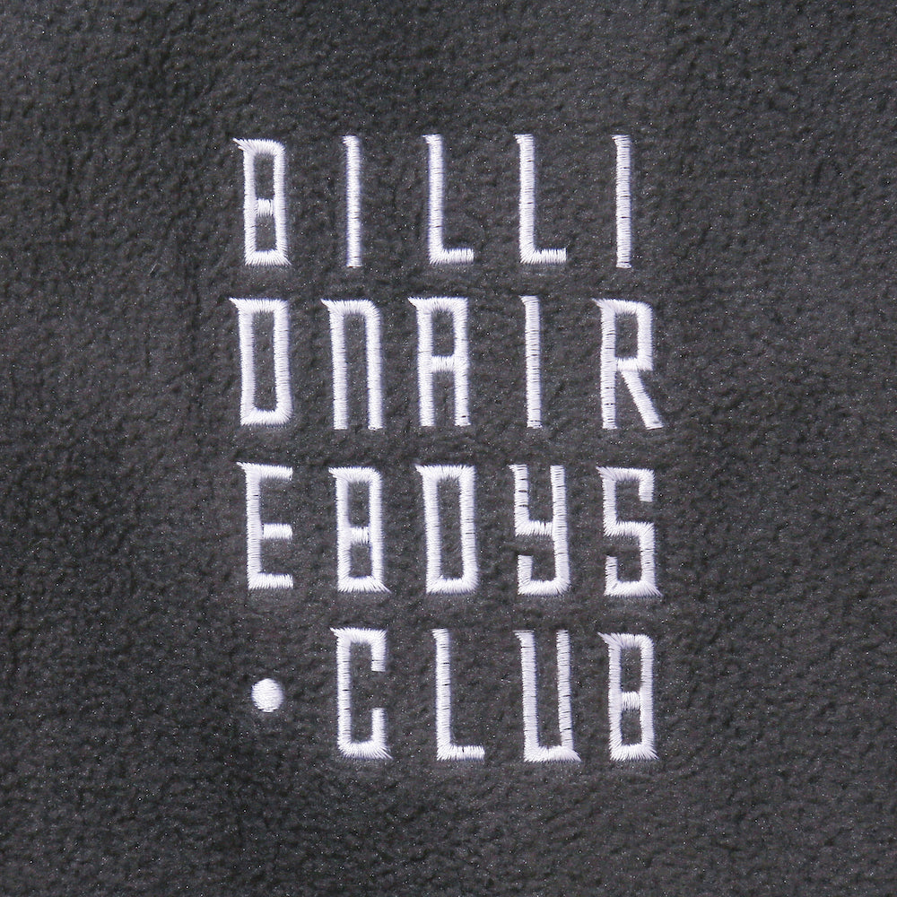 EMBROIDERED LOGO HALE ZIP FLEECE BLOUSON – BILLIONAIRE BOYS CLUB