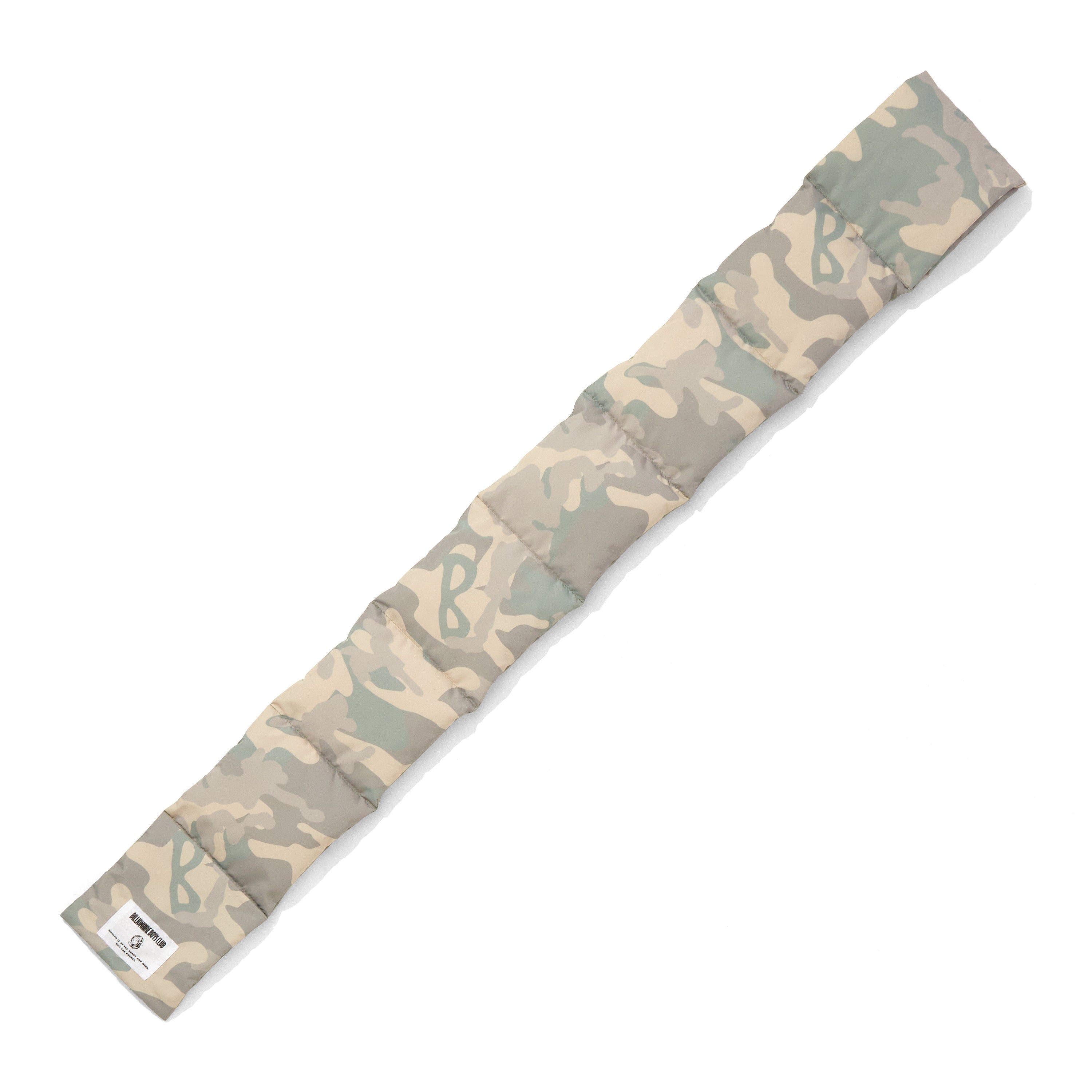 Load image into Gallery viewer, BILLIONAIRE BOYS CLUB x FIRST DOWN REVERSIBLE DOWN SCARF MICROFT®/CAMOUFLAGE
