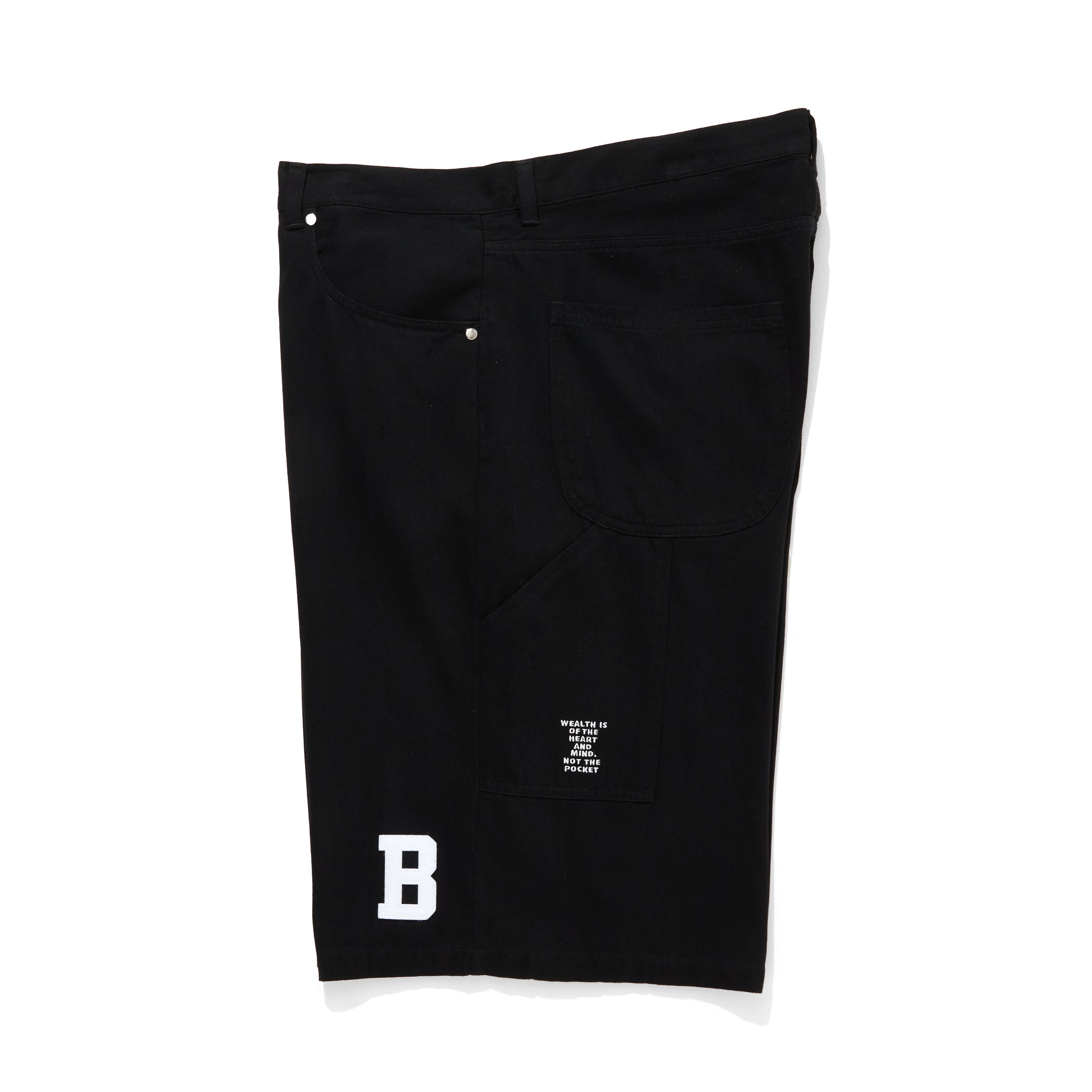 画像をギャラリービューアに読み込む, FELT LOGO WASHED COTTON BAGGY SHORTS
