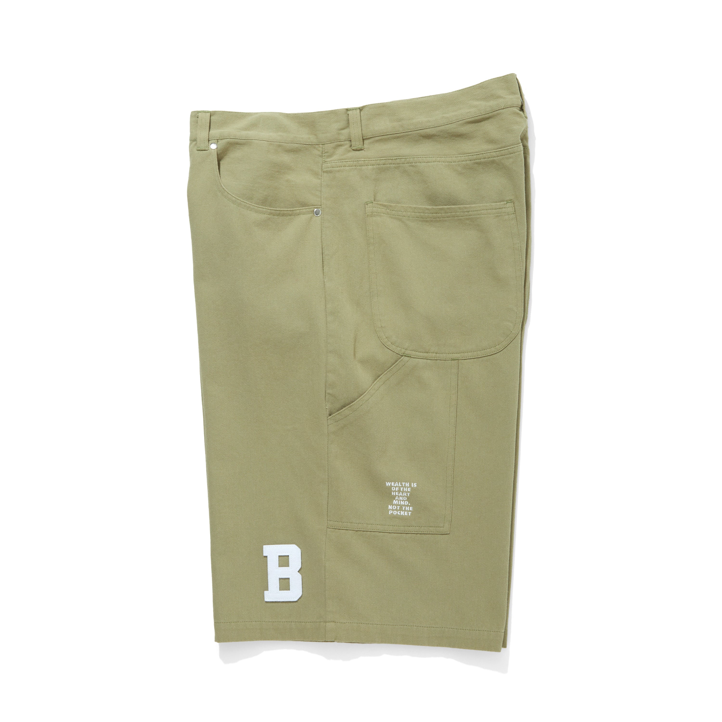 Load image into Gallery viewer, FELT LOGO WASHED COTTON BAGGY SHORTS
