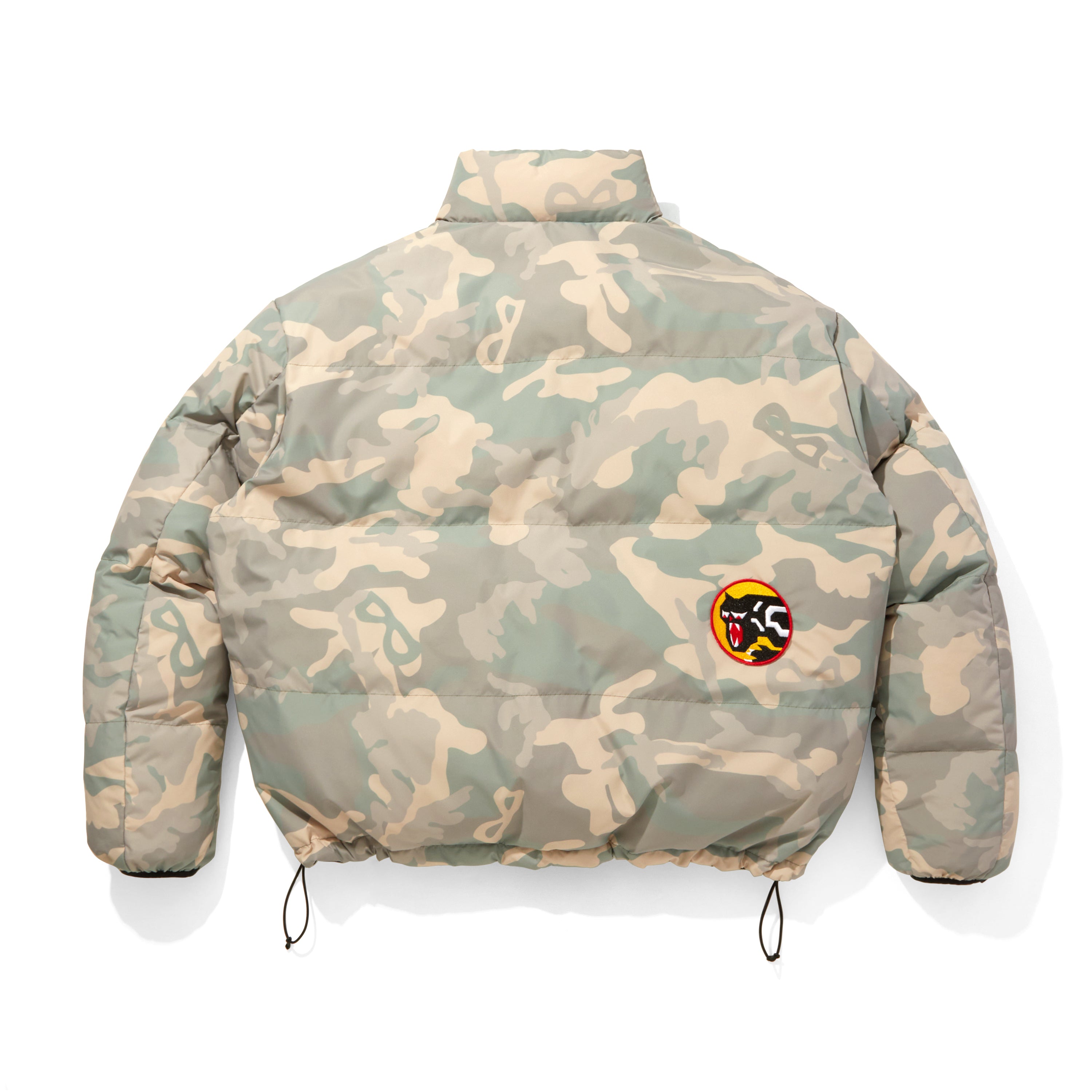 Load image into Gallery viewer, BILLIONAIRE BOYS CLUB x FIRST DOWN REVERSIBLE DOWN JACKET FUR/MICROFT®/CAMOUFLAGE
