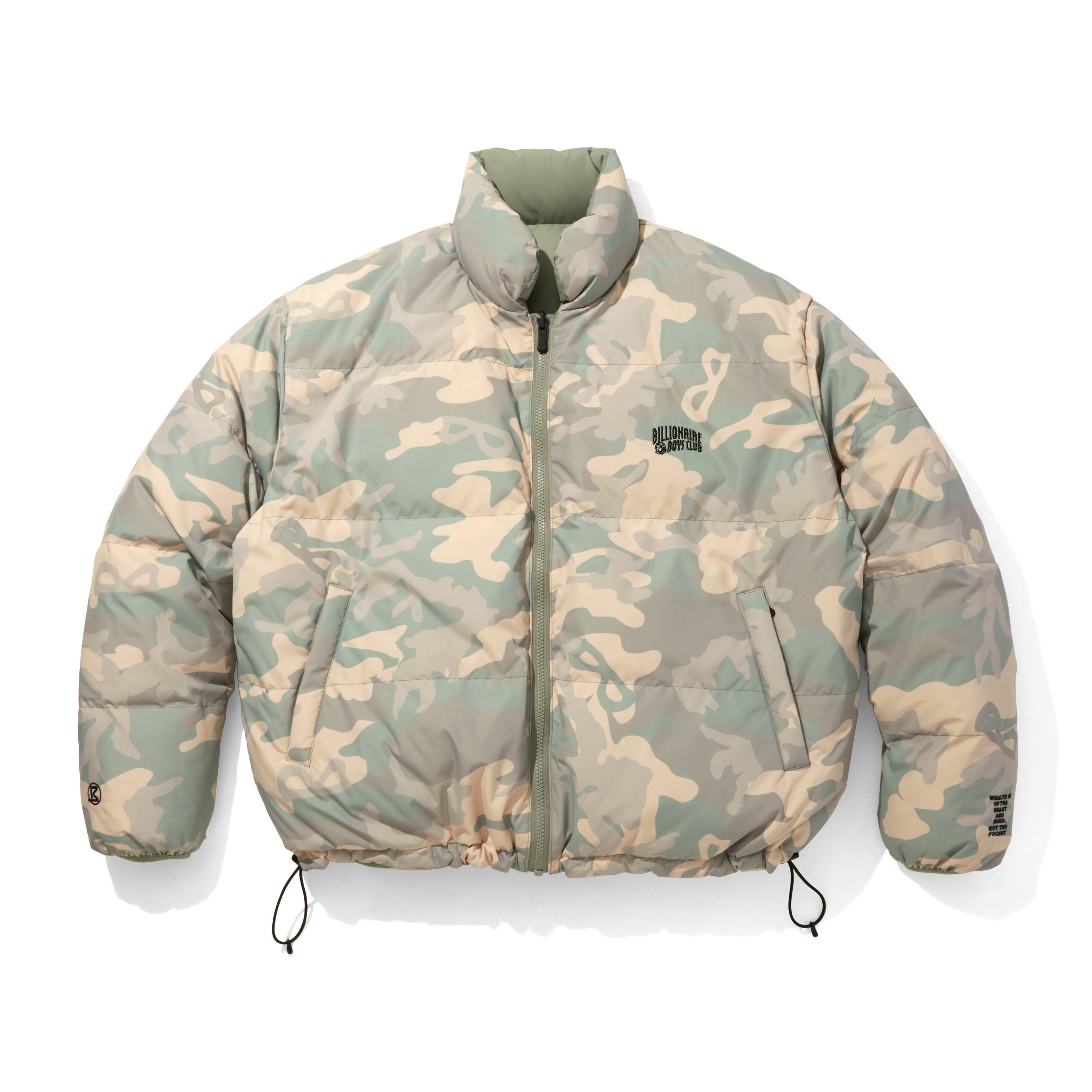 Load image into Gallery viewer, BILLIONAIRE BOYS CLUB x FIRST DOWN REVERSIBLE DOWN JACKET FUR/MICROFT®/CAMOUFLAGE (コピー)
