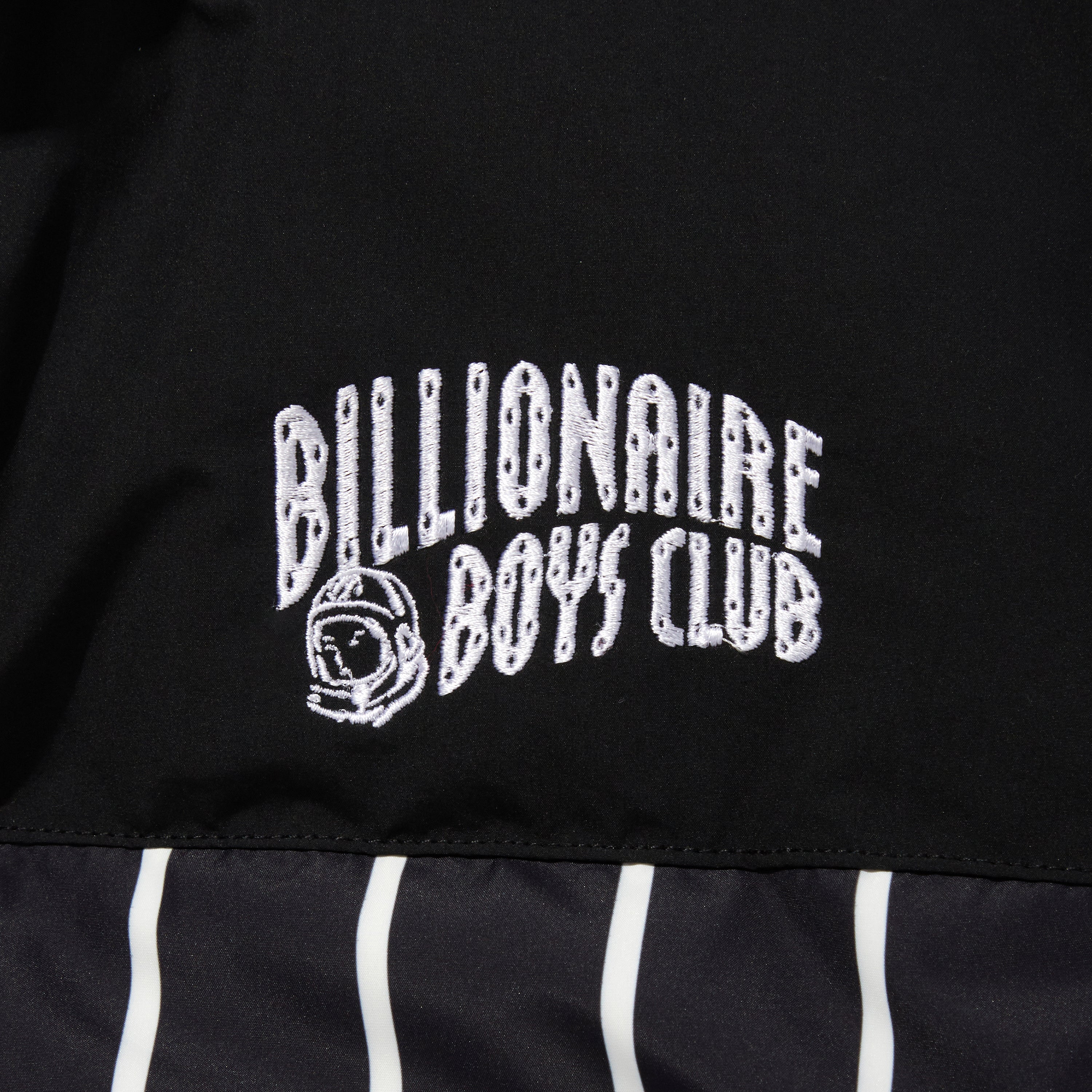 Load image into Gallery viewer, BILLIONAIRE BOYS CLUB x FIRST DOWN EMBROIDERED LOGO REVERSIBLE BUBBLE DOWN JACKET MICROFT®/FUR
