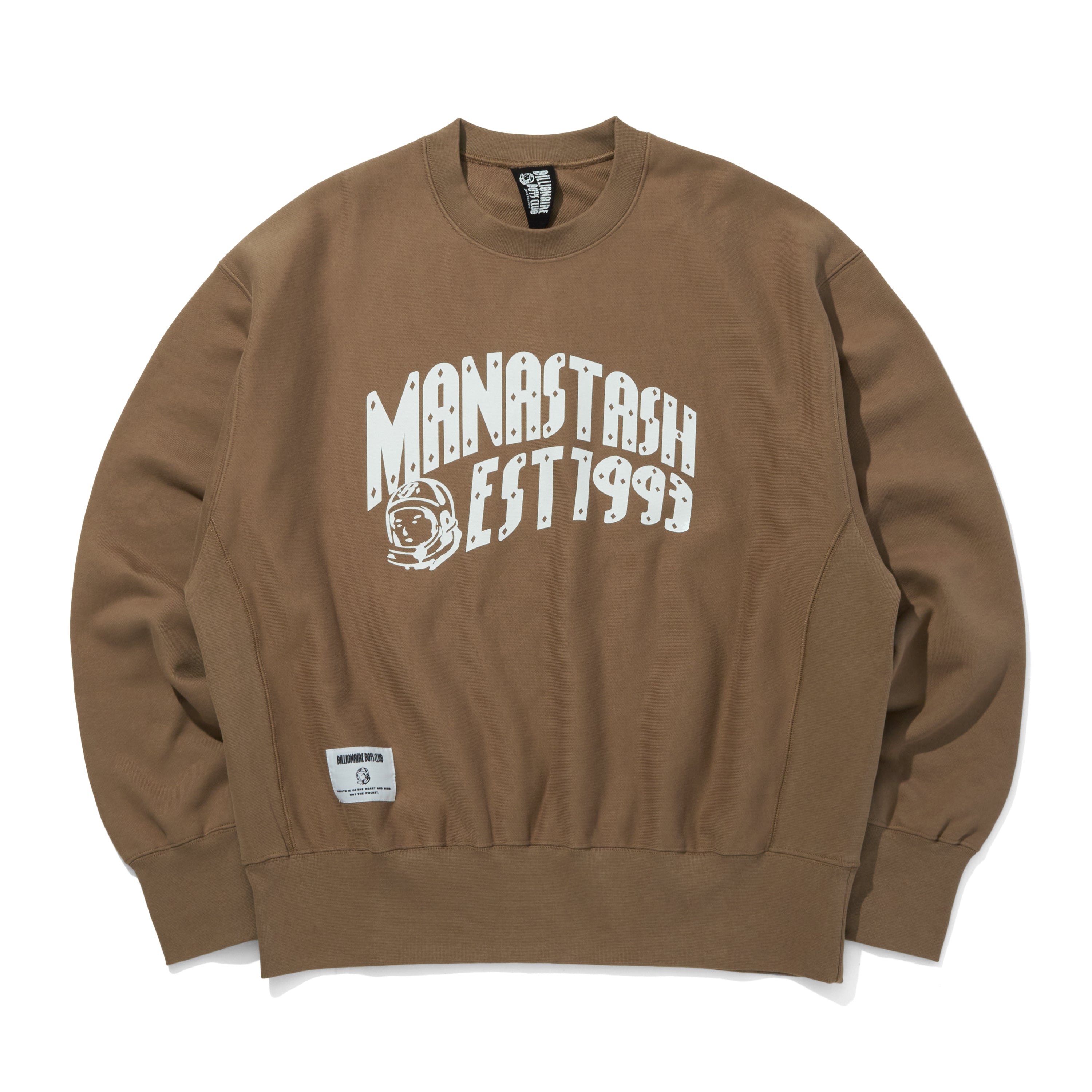 Load image into Gallery viewer, BILLIONAIRE BOYS CLUB x MANASTASH_COTTON SWEATSHIRT_ARCH LOGO
