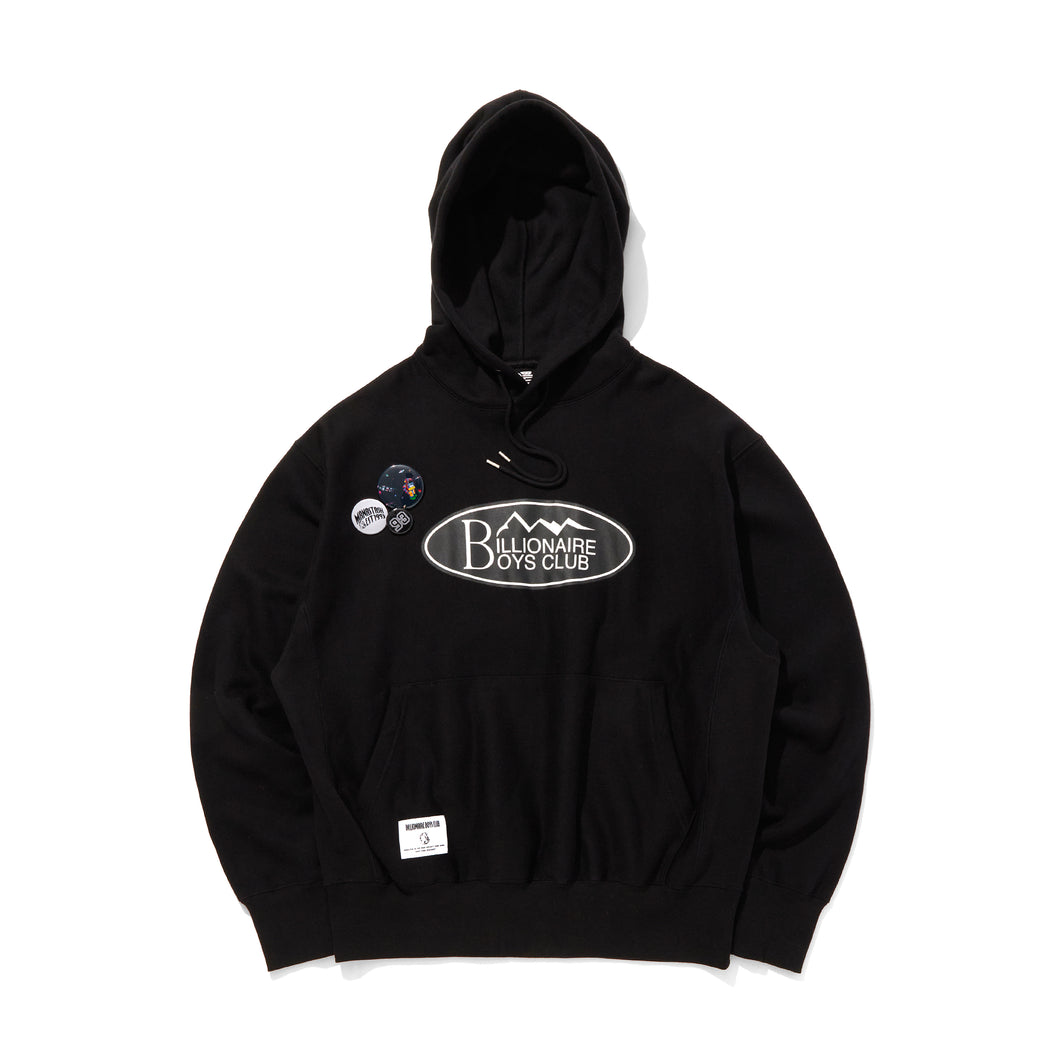 BILLIONAIRE BOYS CLUB x MANASTASH_COTTON HOODIE_MOUNTAIN LOGO