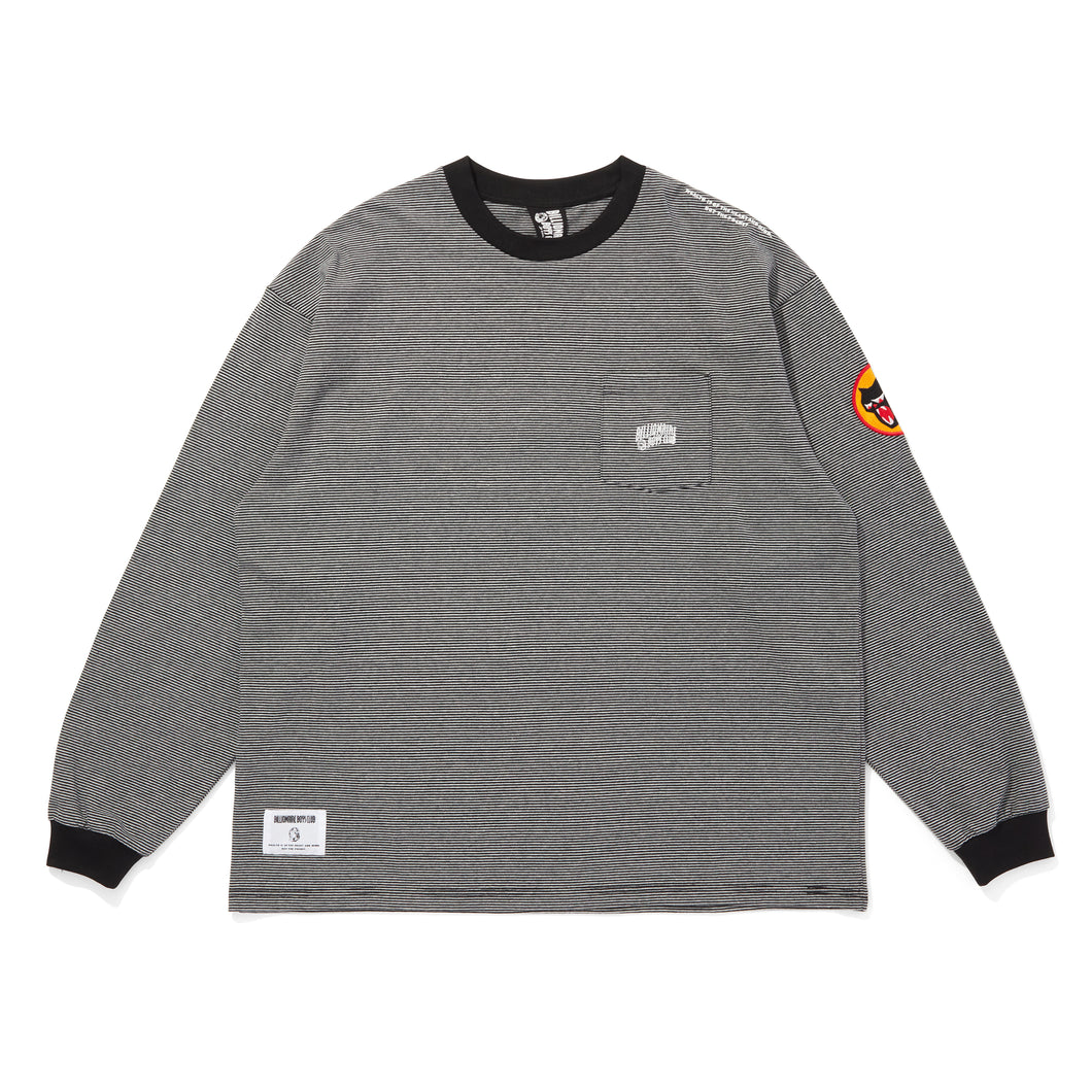 BORDER POCKET L/S T-SHIRT
