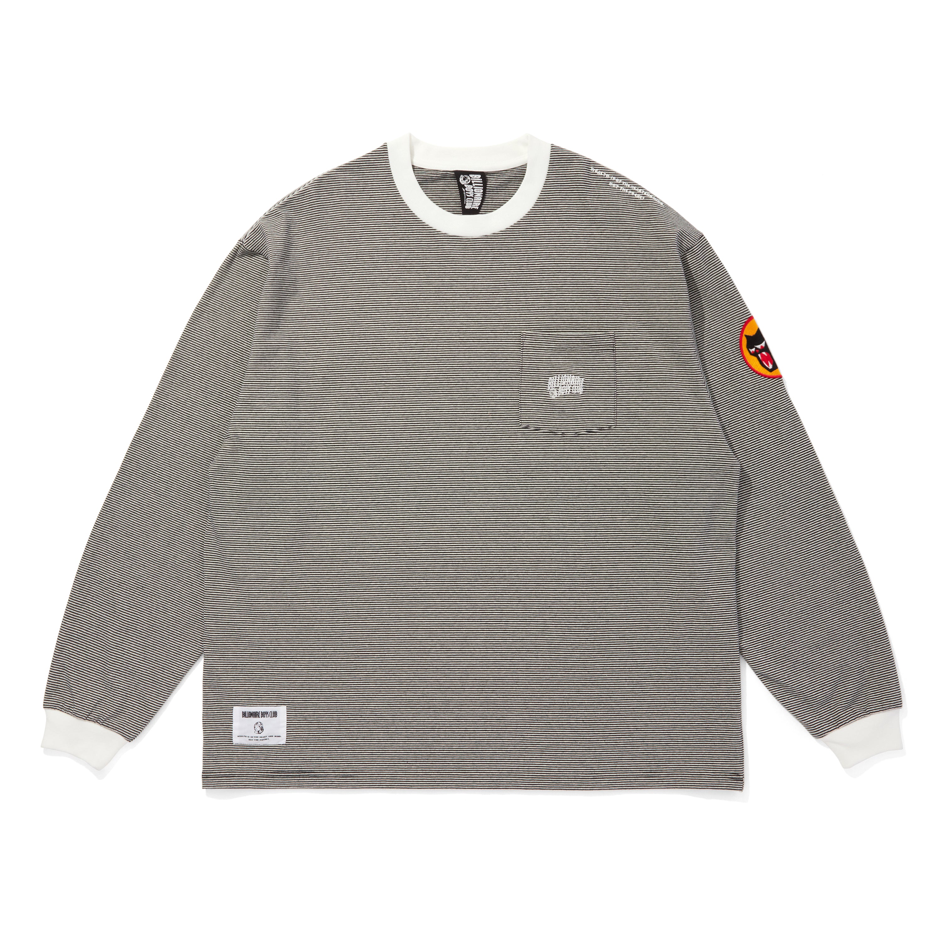 BORDER POCKET L/S T-SHIRT – BILLIONAIRE BOYS CLUB / ICECREAM