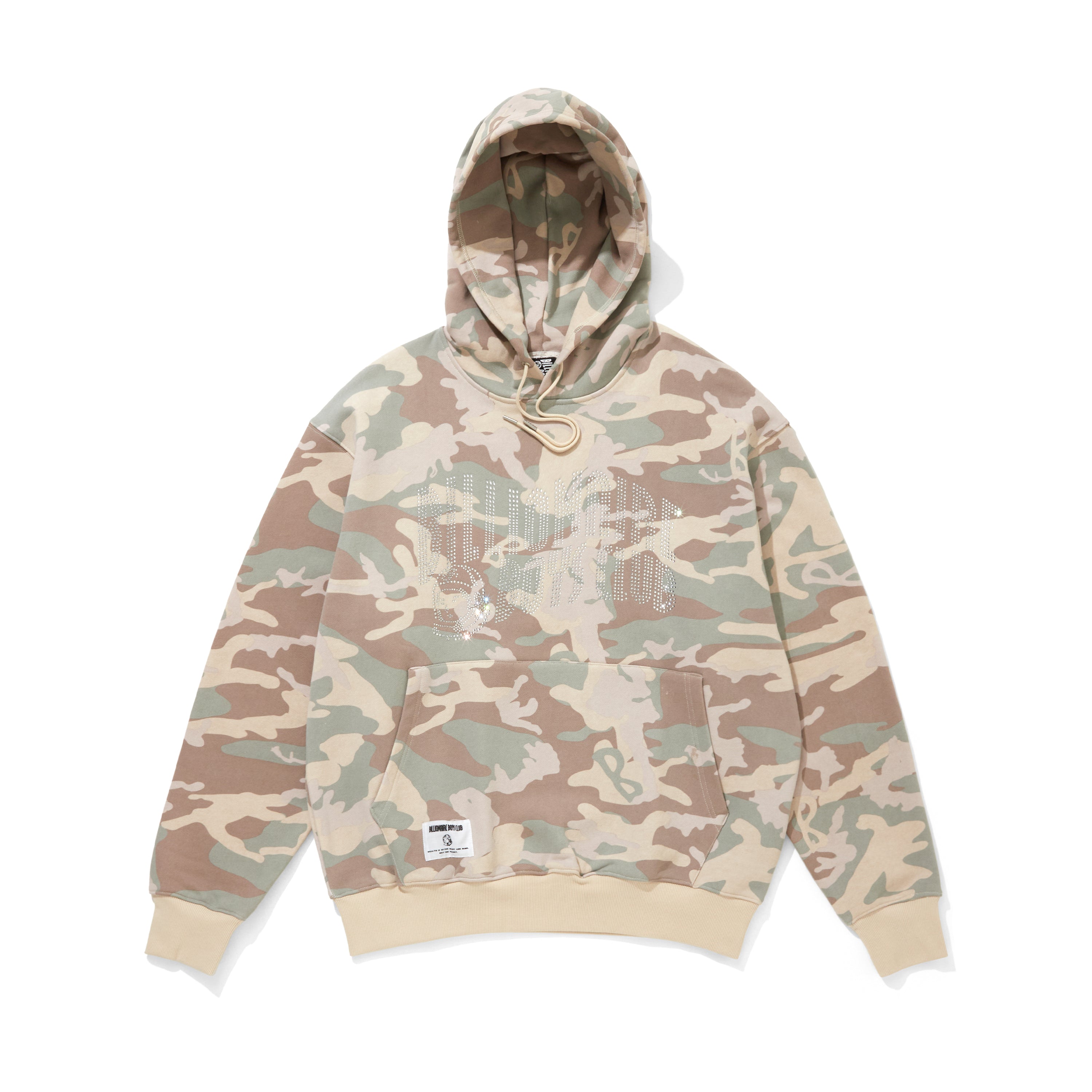 画像をギャラリービューアに読み込む, Rhinestone Cotton Hoodie

