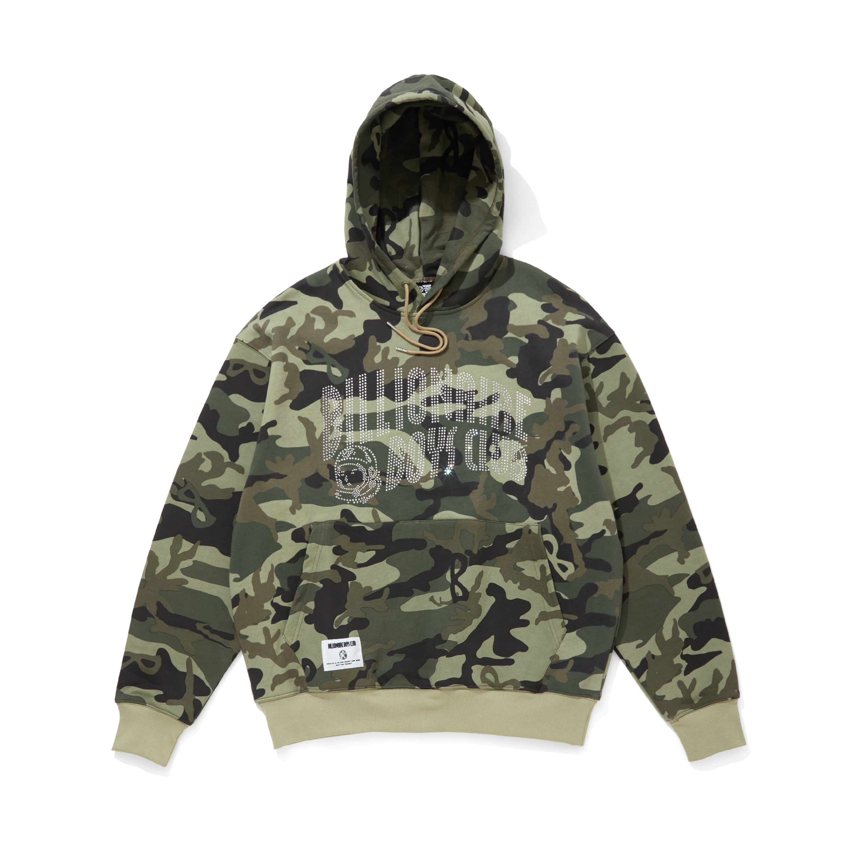 画像をギャラリービューアに読み込む, Rhinestone Cotton Hoodie
