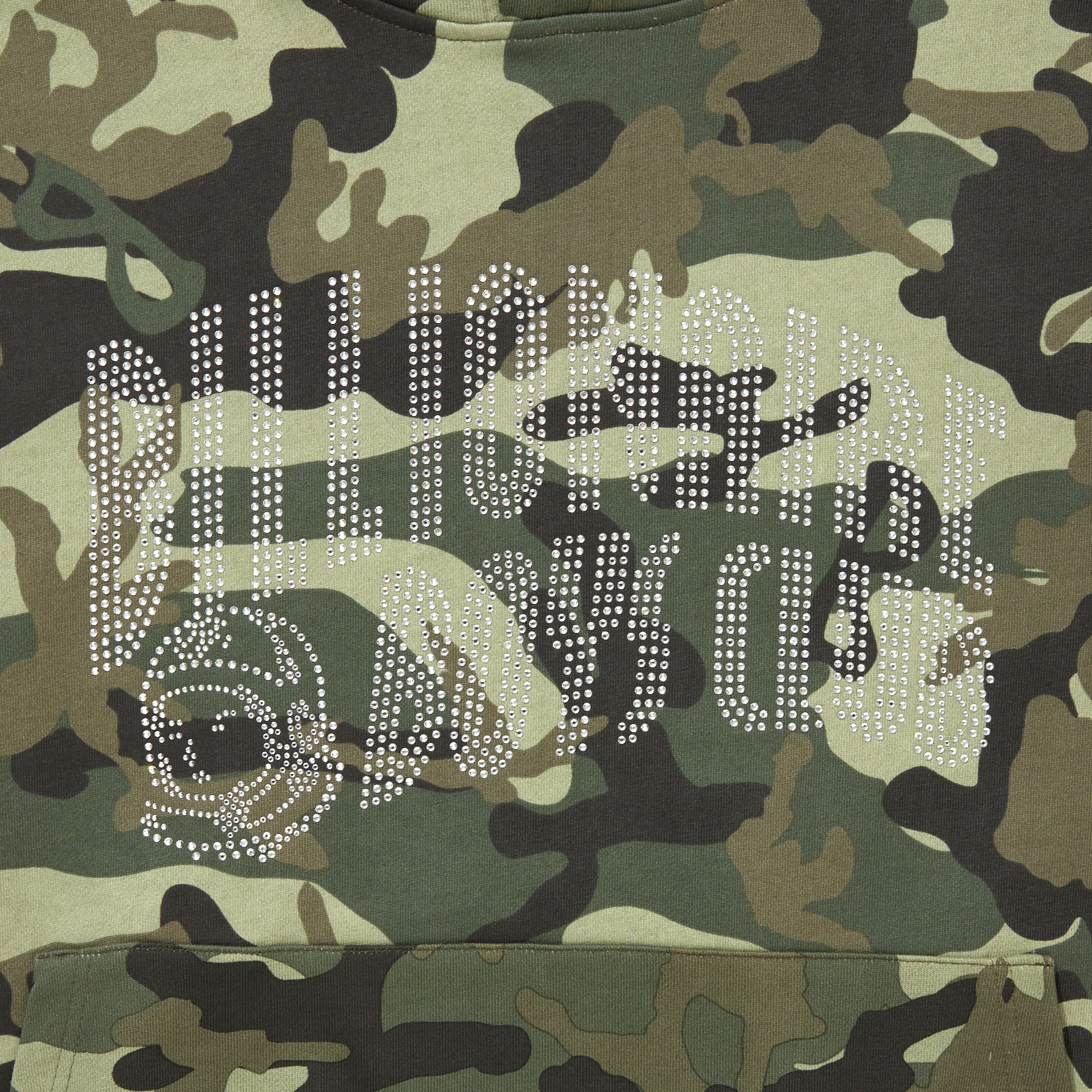 画像をギャラリービューアに読み込む, Rhinestone Cotton Hoodie
