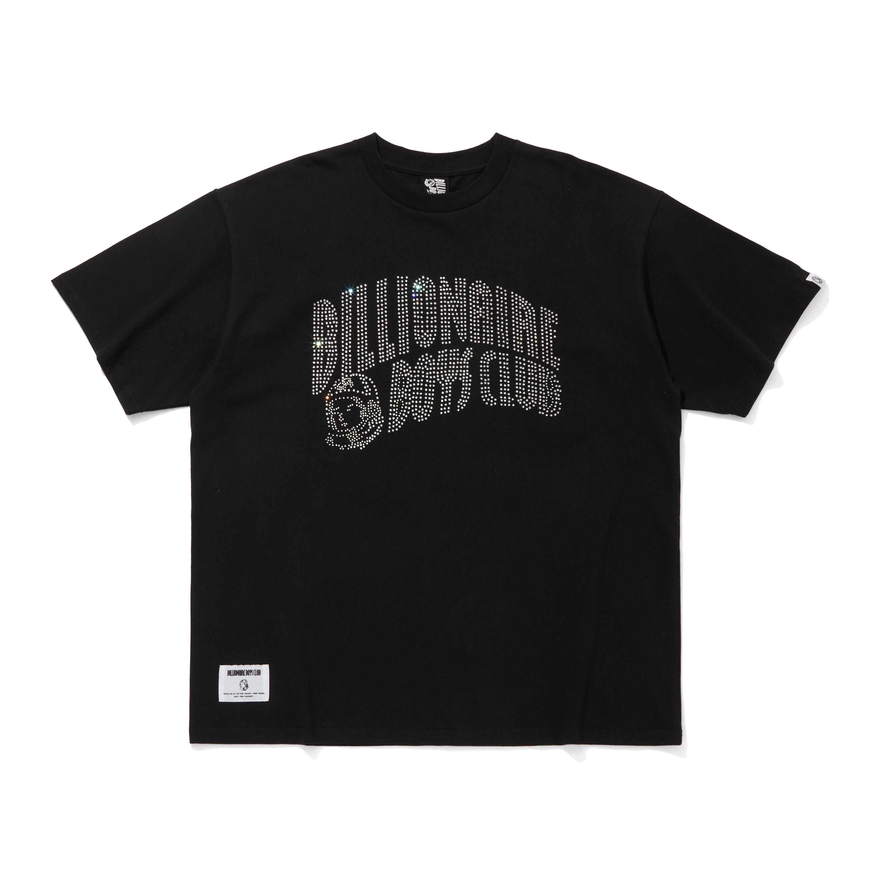 画像をギャラリービューアに読み込む, Rhinestone Cotton T-shirt_Arch Logo
