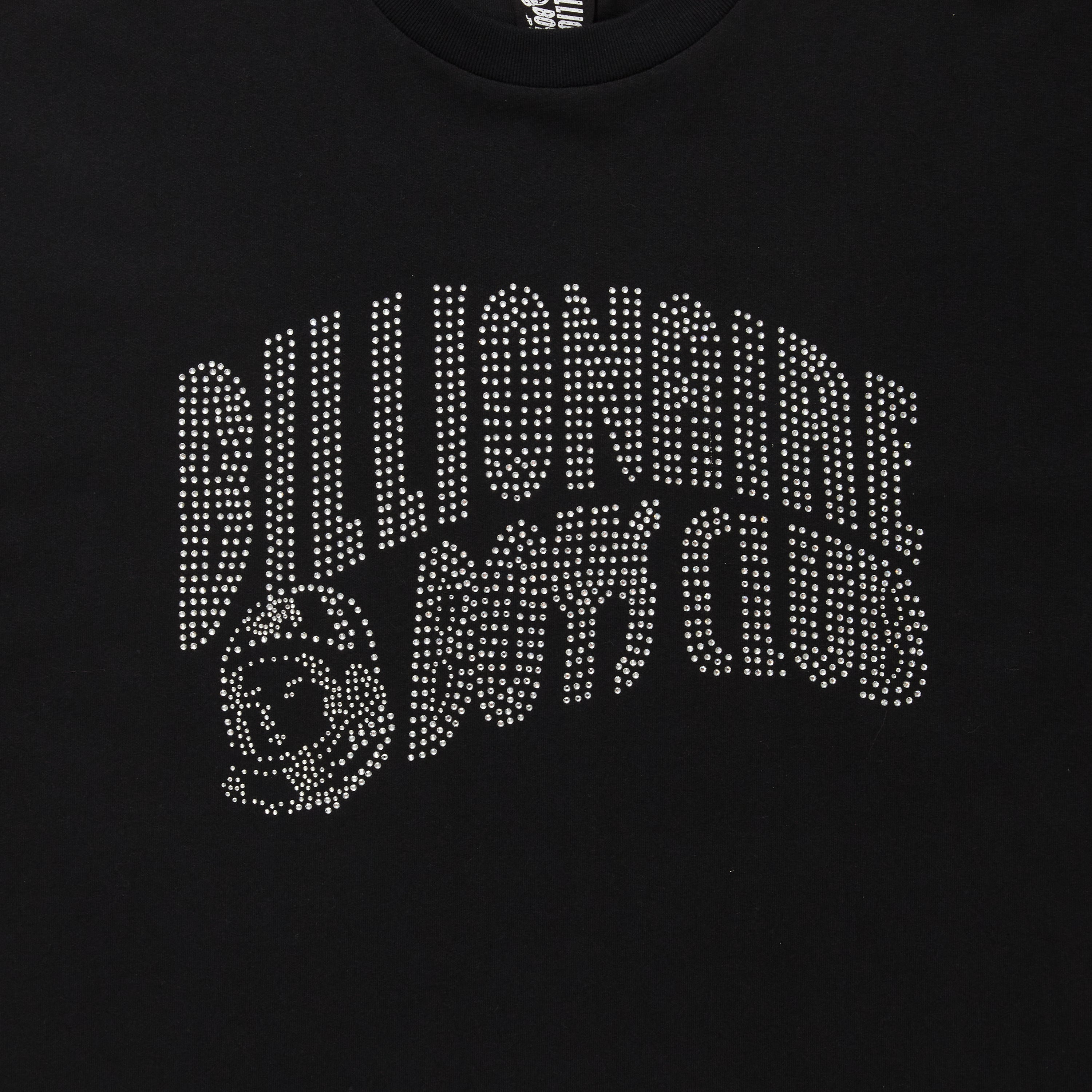 画像をギャラリービューアに読み込む, Rhinestone Cotton T-shirt_Arch Logo
