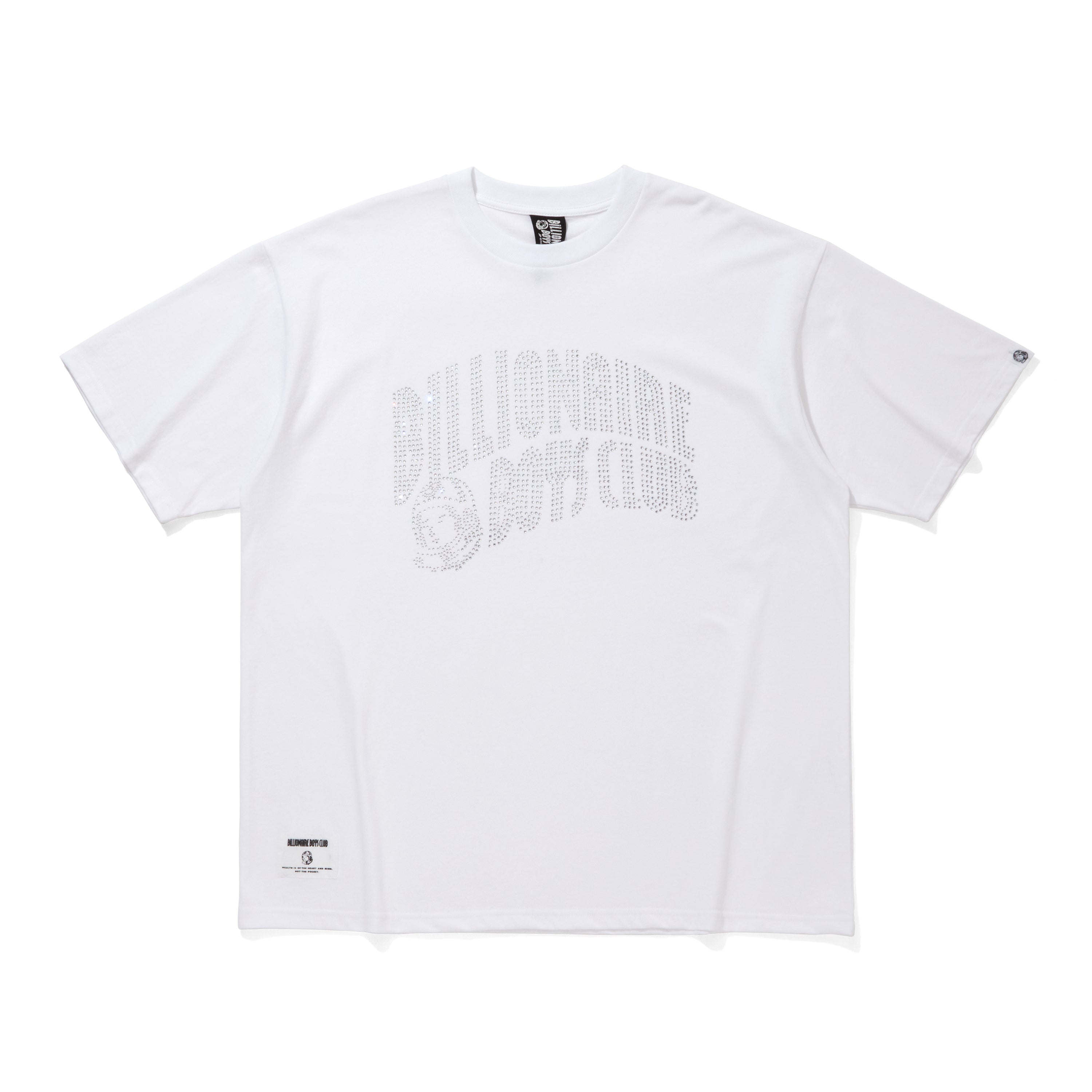 画像をギャラリービューアに読み込む, Rhinestone Cotton T-shirt_Arch Logo
