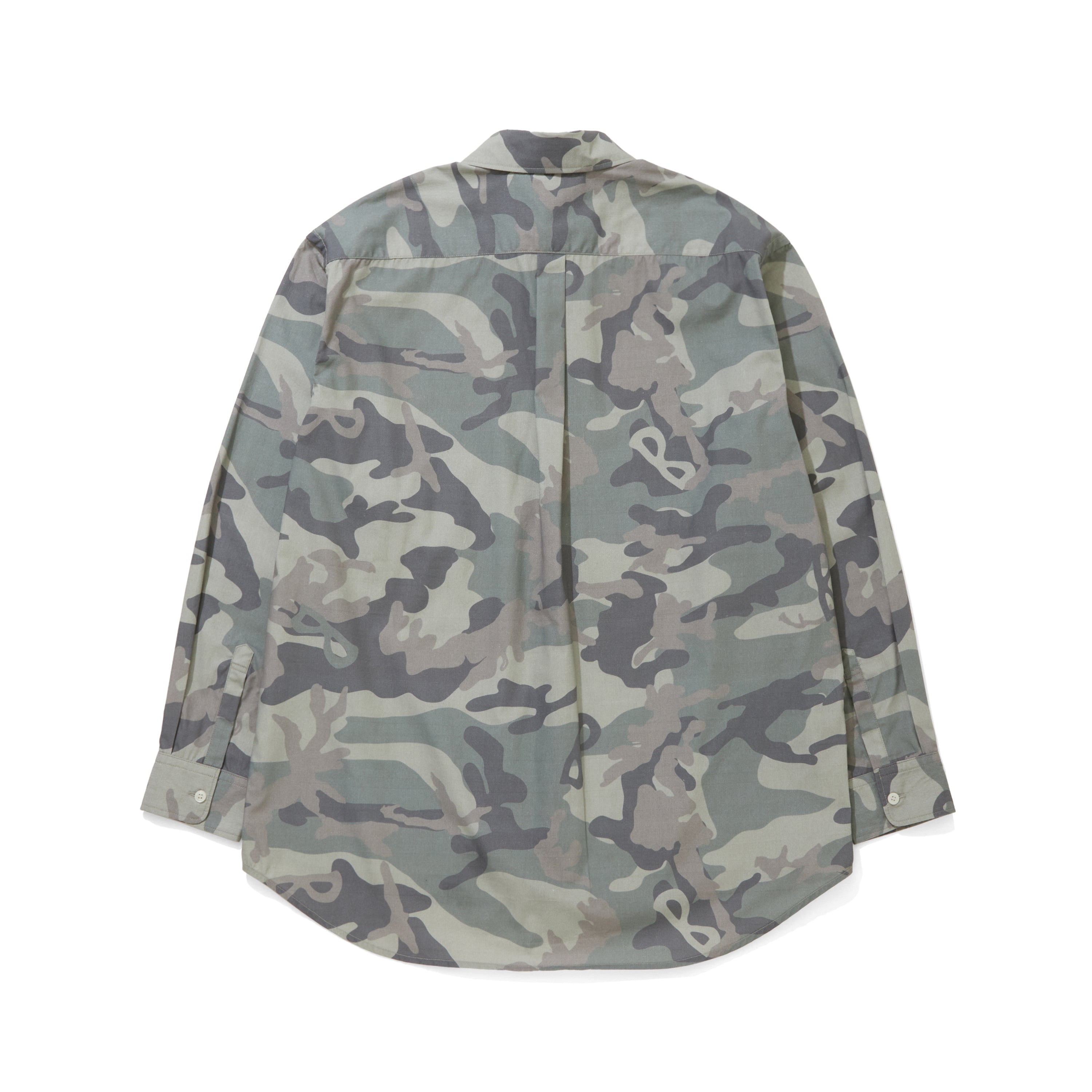 画像をギャラリービューアに読み込む, B-Camo Cotton Shirt
