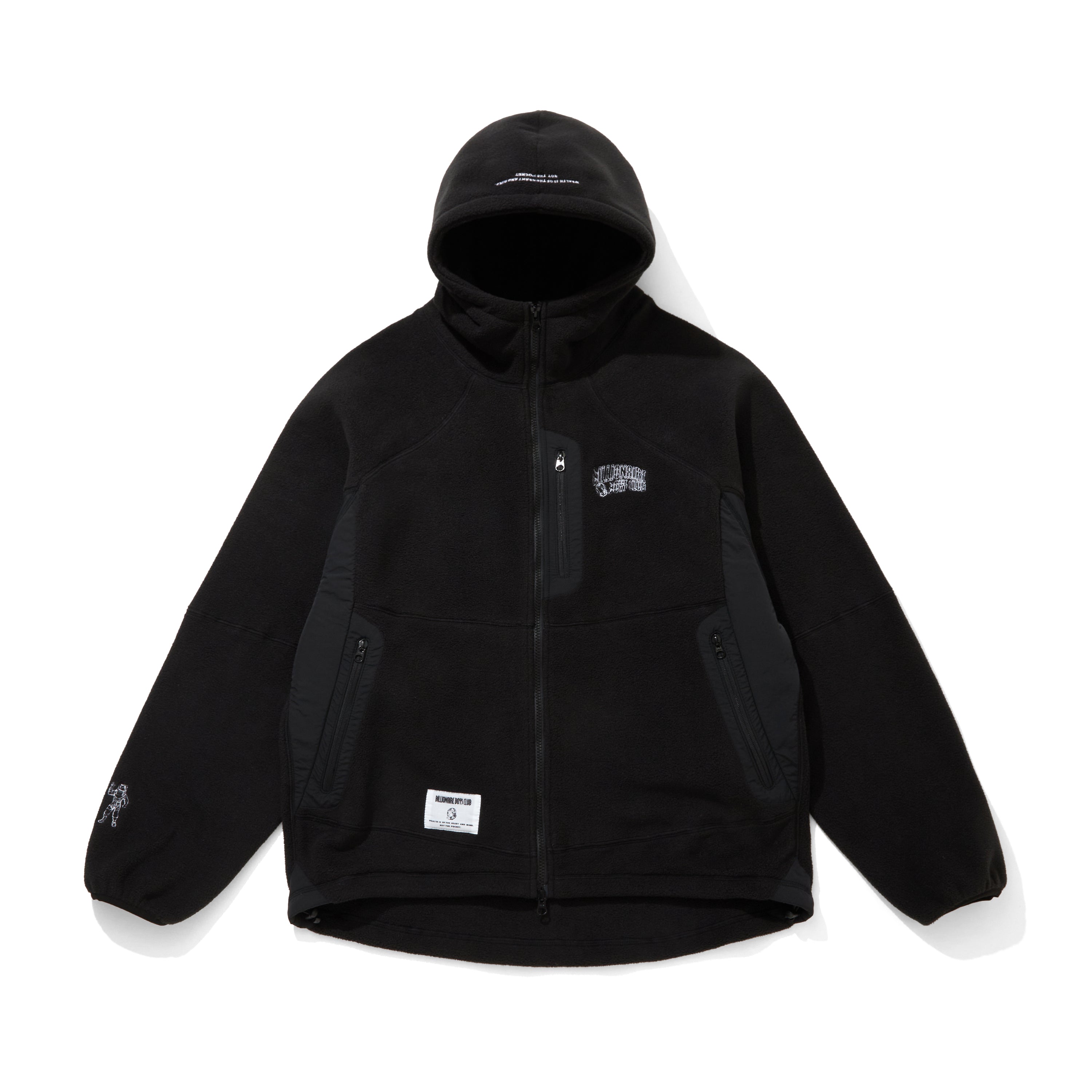 画像をギャラリービューアに読み込む, Embridery Logo Fleece Hoodie Blouson
