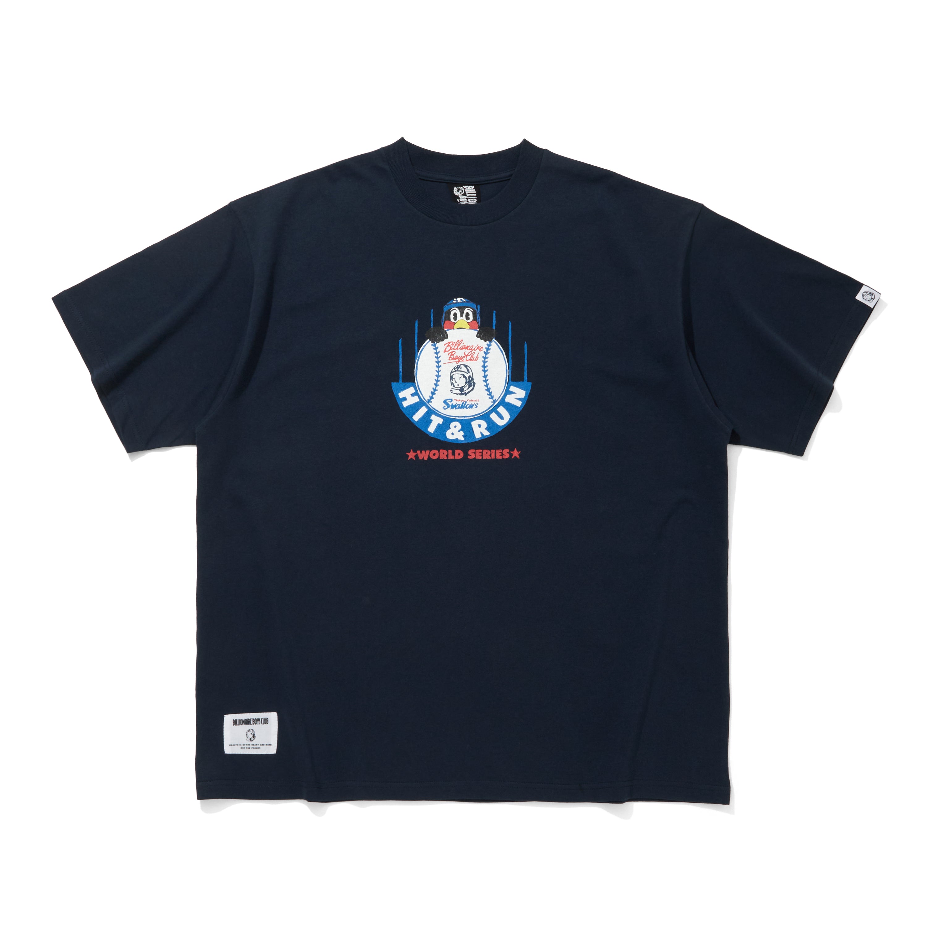 画像をギャラリービューアに読み込む, BILLIONAIRE BOYS CLUB xTOKYO YAKULT SWALLOWS  COTTON T-SHIRT#1
