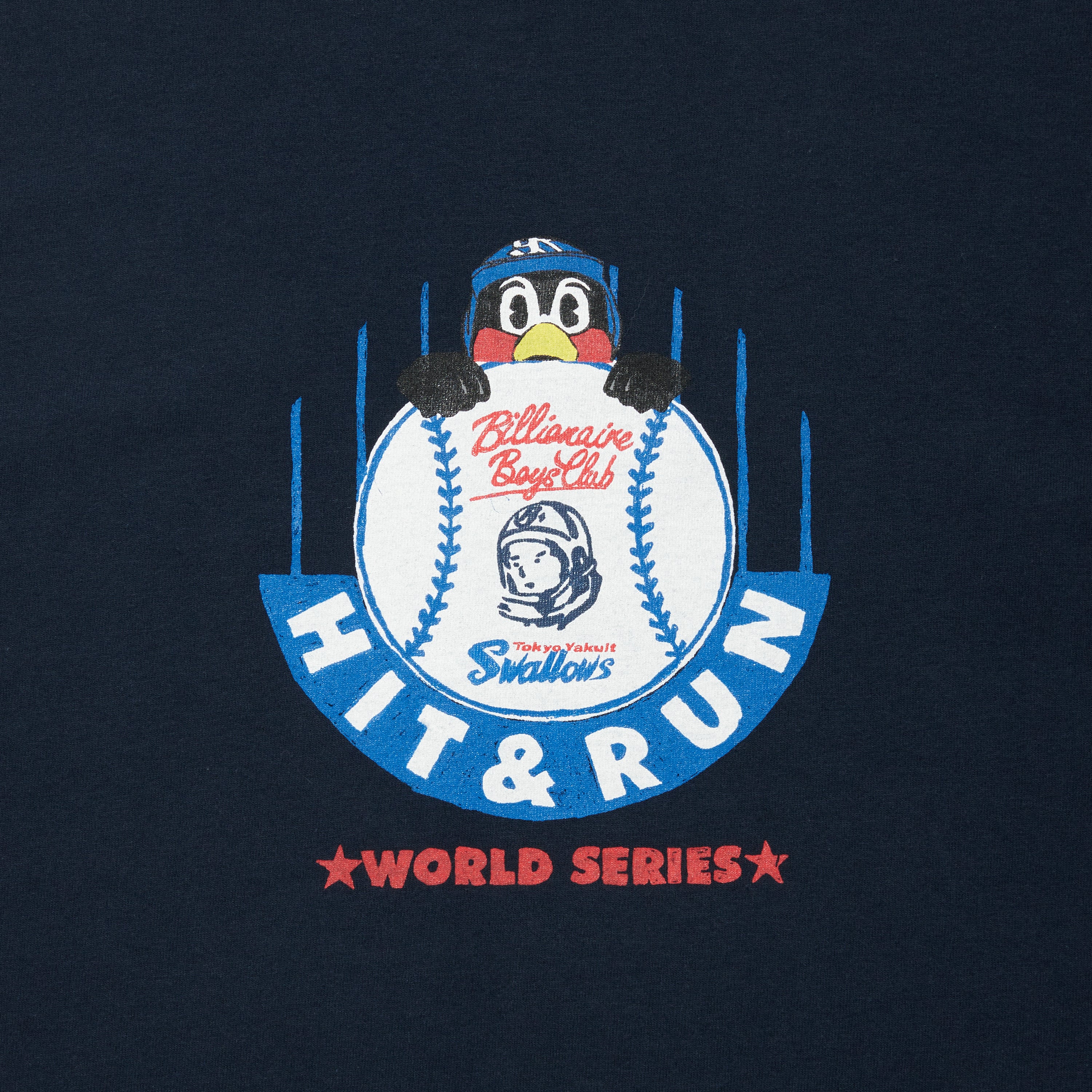 画像をギャラリービューアに読み込む, BILLIONAIRE BOYS CLUB xTOKYO YAKULT SWALLOWS  COTTON T-SHIRT#1
