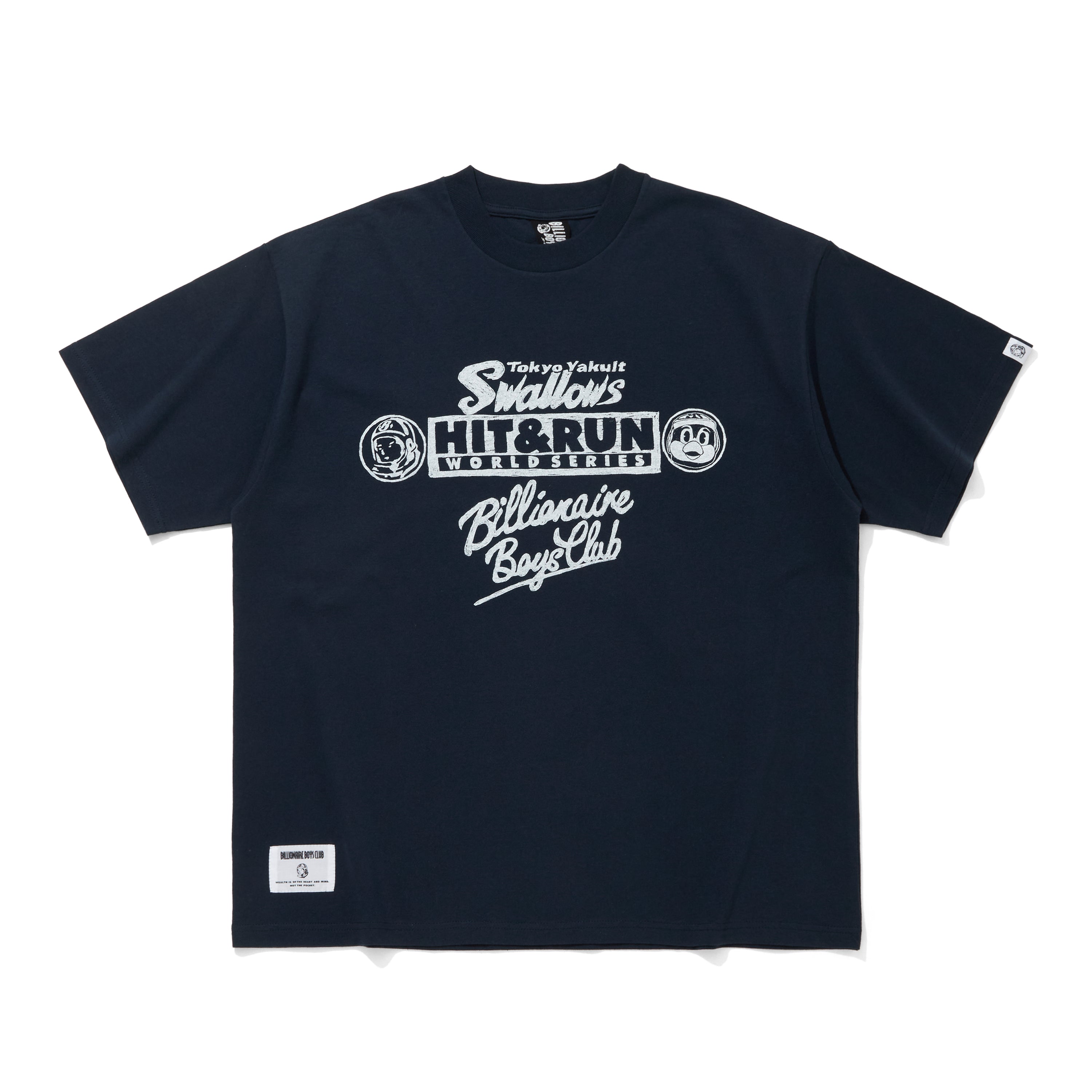 画像をギャラリービューアに読み込む, BILLIONAIRE BOYS CLUB xTOKYO YAKULT SWALLOWS  COTTON T-SHIRT#2
