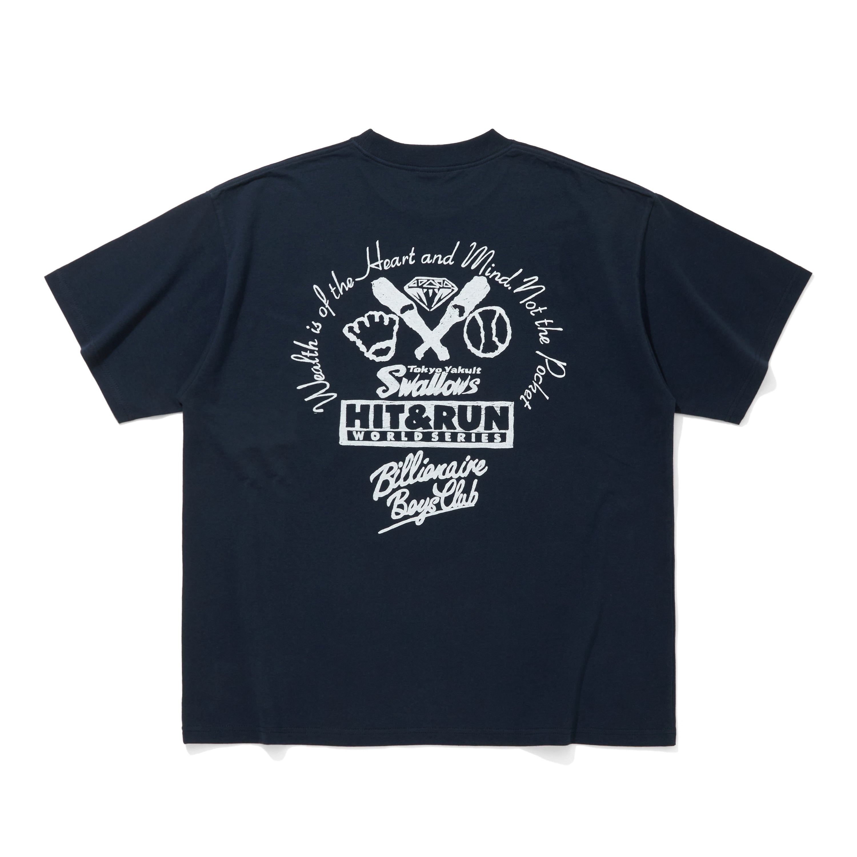 画像をギャラリービューアに読み込む, BILLIONAIRE BOYS CLUB xTOKYO YAKULT SWALLOWS  COTTON T-SHIRT#2
