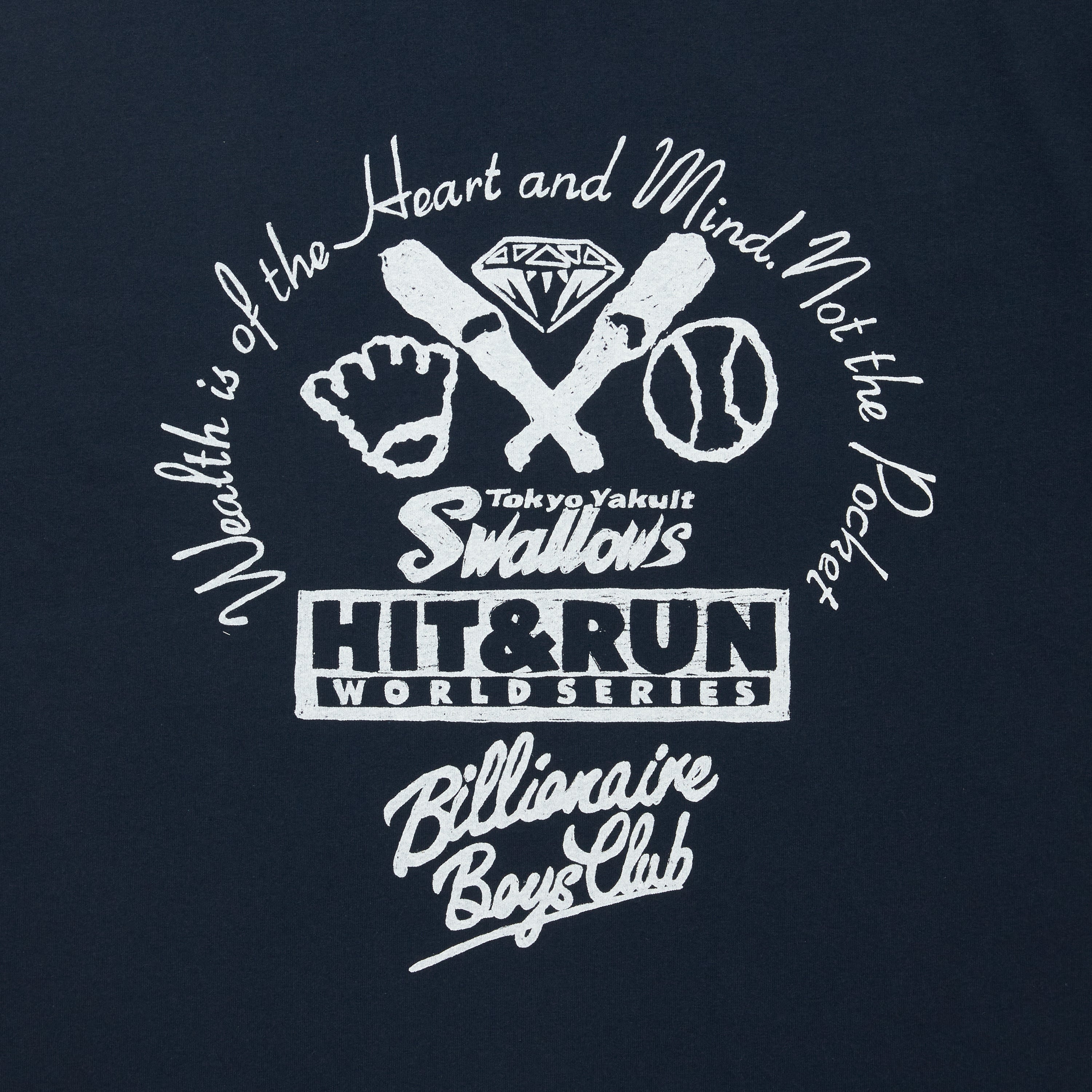 画像をギャラリービューアに読み込む, BILLIONAIRE BOYS CLUB xTOKYO YAKULT SWALLOWS  COTTON T-SHIRT#2

