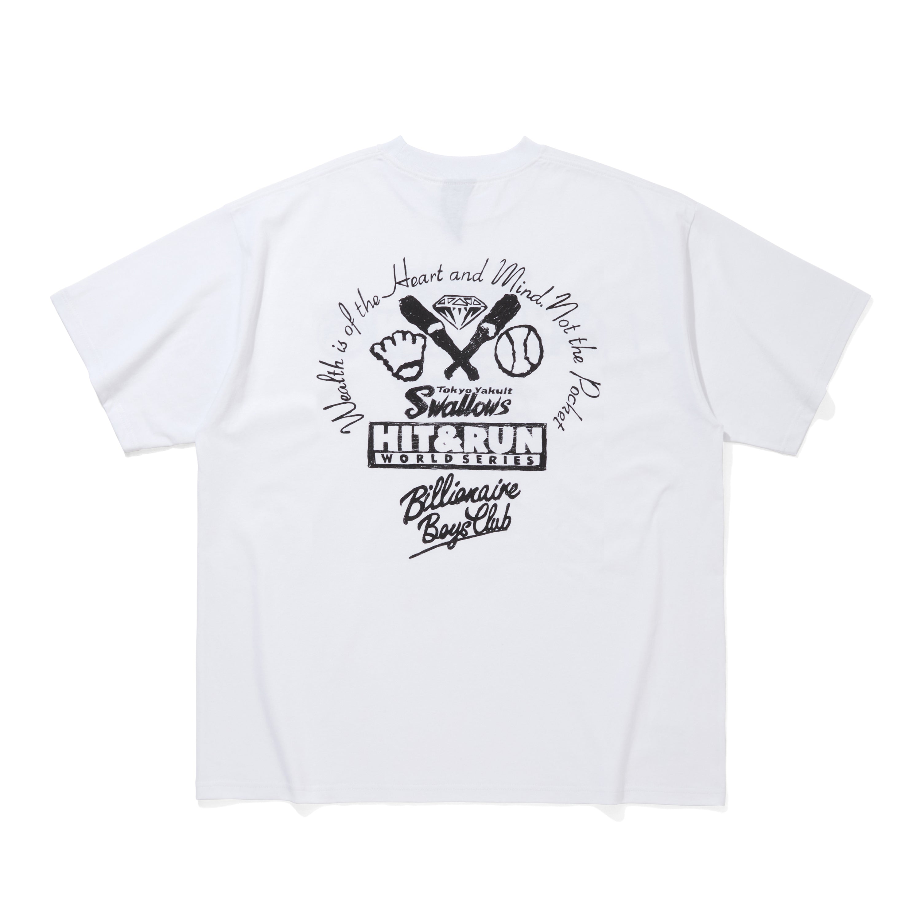 画像をギャラリービューアに読み込む, BILLIONAIRE BOYS CLUB xTOKYO YAKULT SWALLOWS  COTTON T-SHIRT#2
