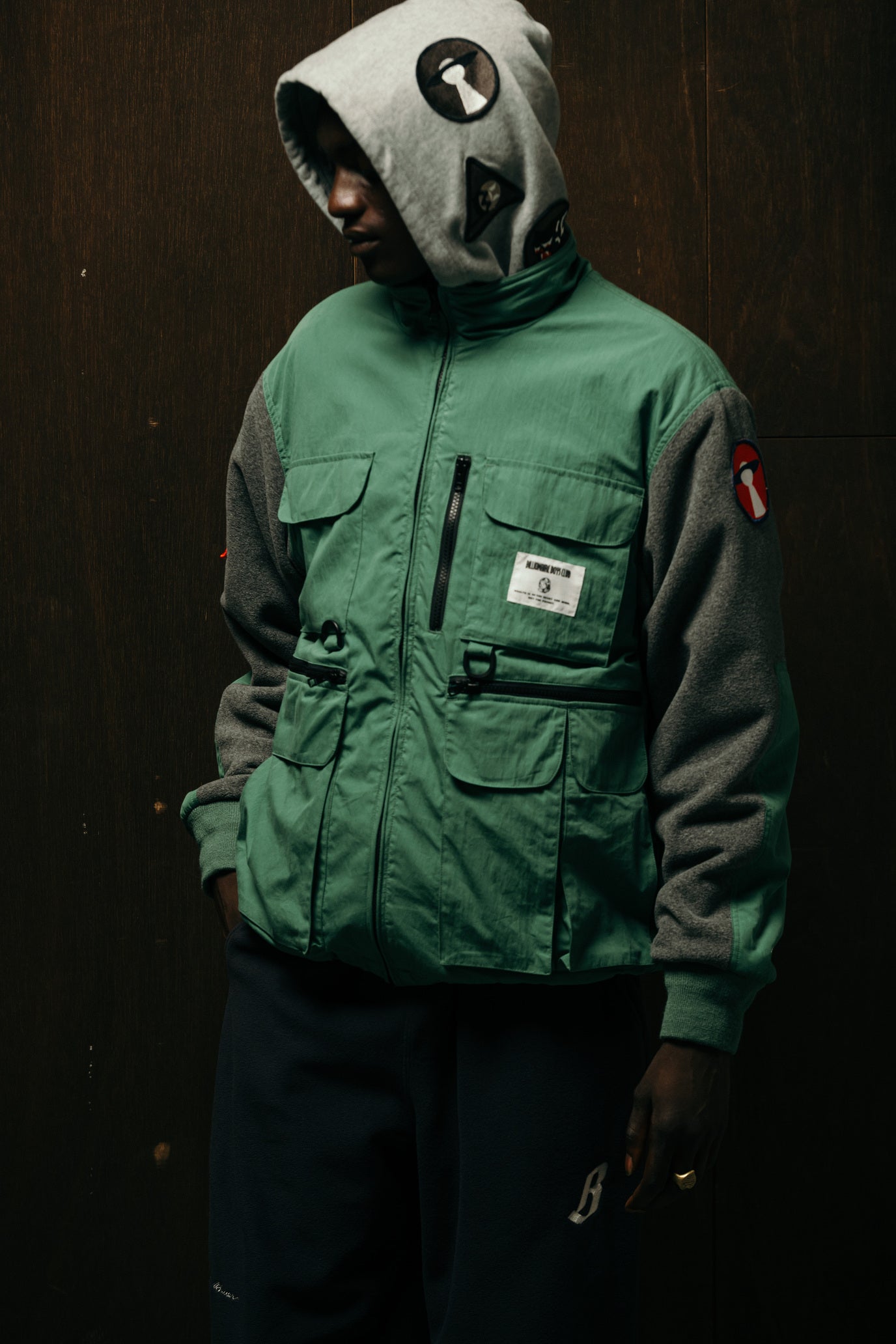 画像をギャラリービューアに読み込む, BILLIONAIRE BOYS CLUB x EDDIE BAUER POLARTEC FLEECE HUNTING JACKET
