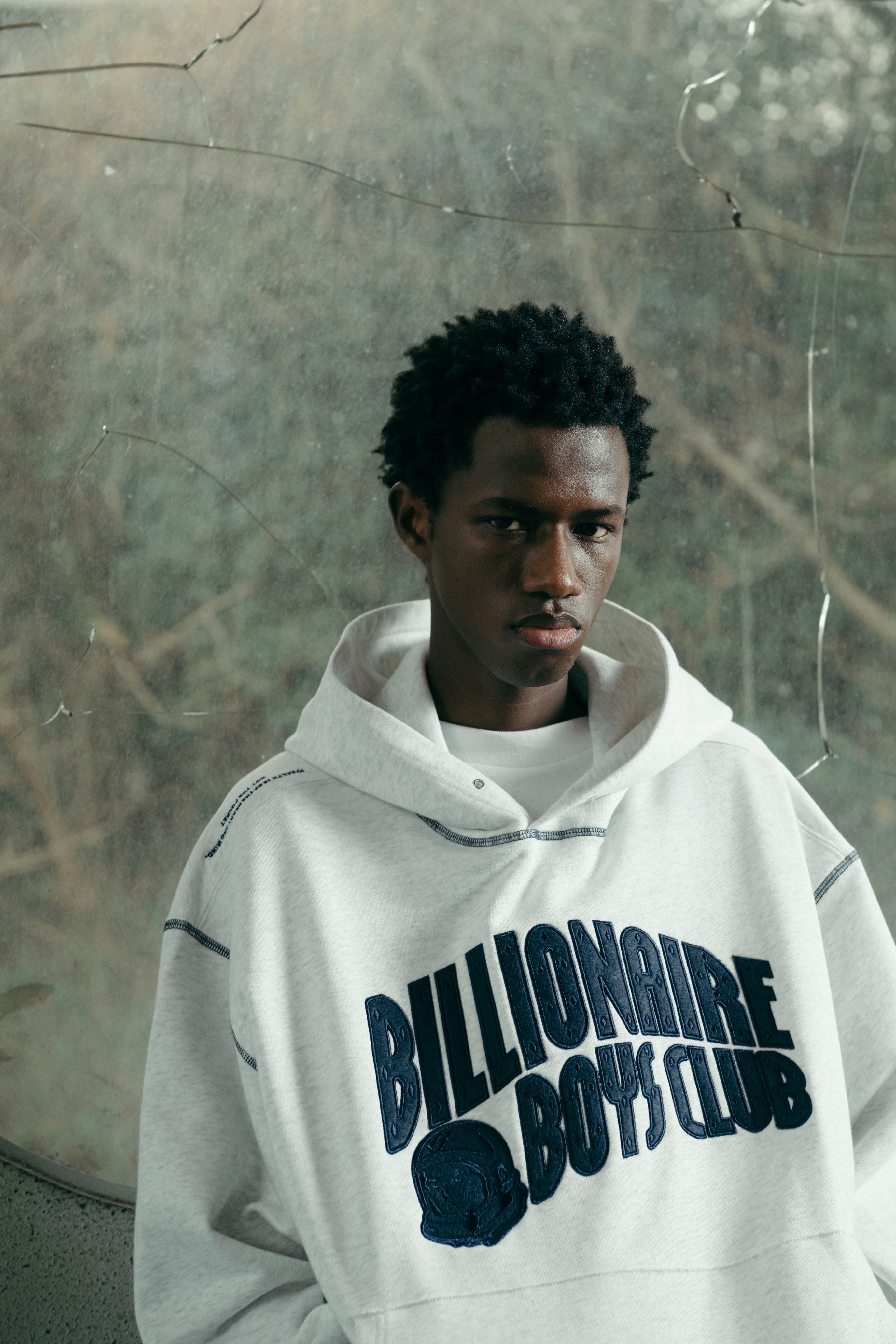 Load image into Gallery viewer, Felt Logo Hoodie Arch Logo
