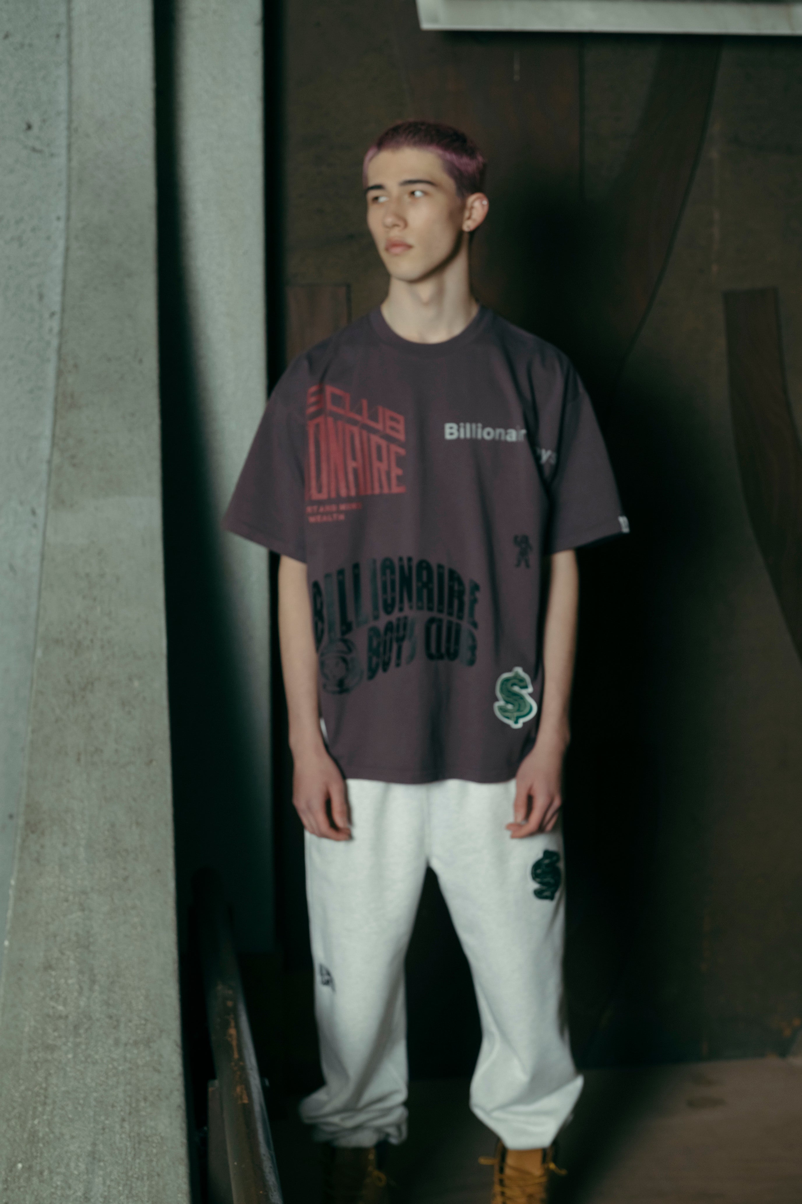 画像をギャラリービューアに読み込む, Gament Dye Cotton T-shirt_Scrap
