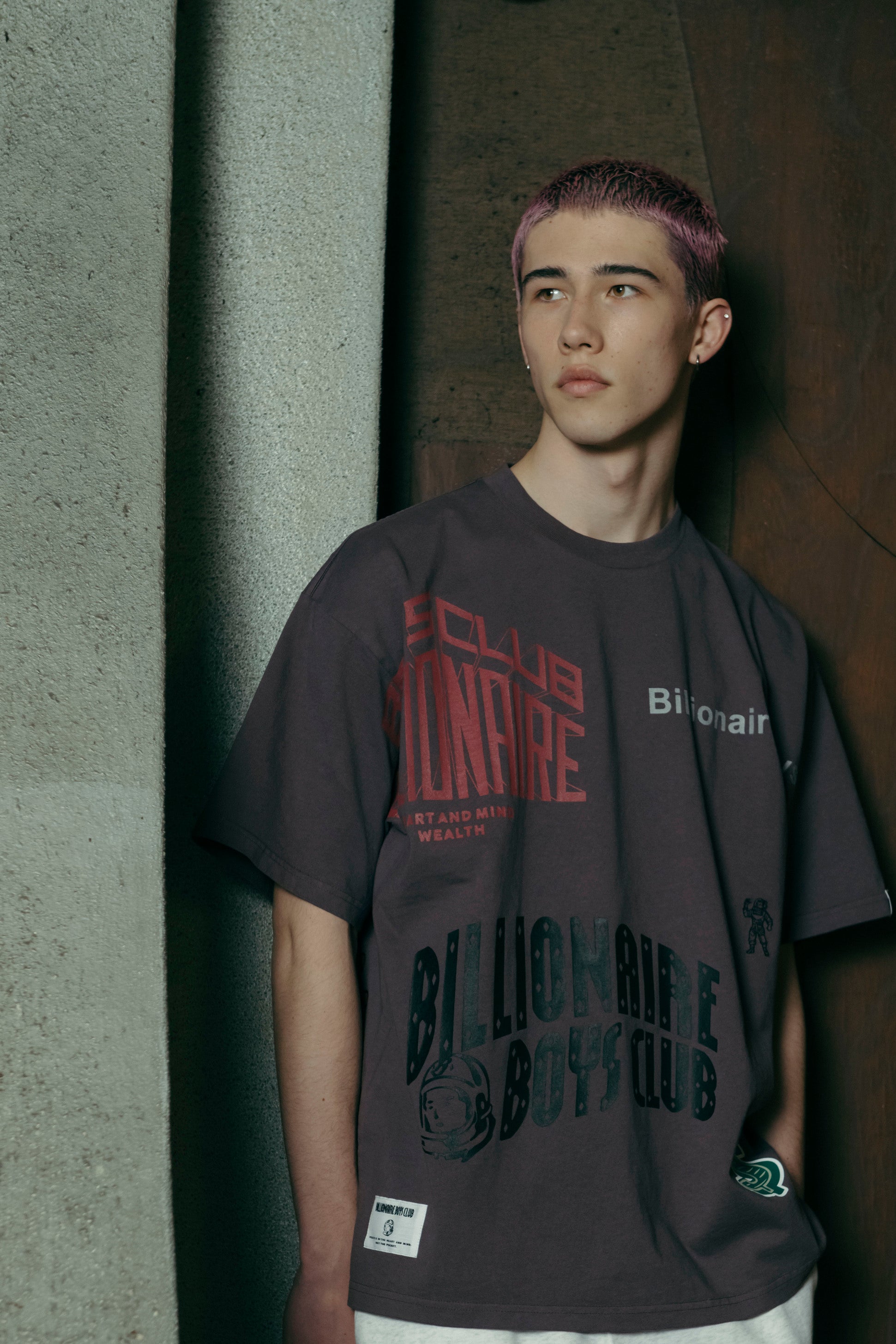 画像をギャラリービューアに読み込む, Gament Dye Cotton T-shirt_Scrap
