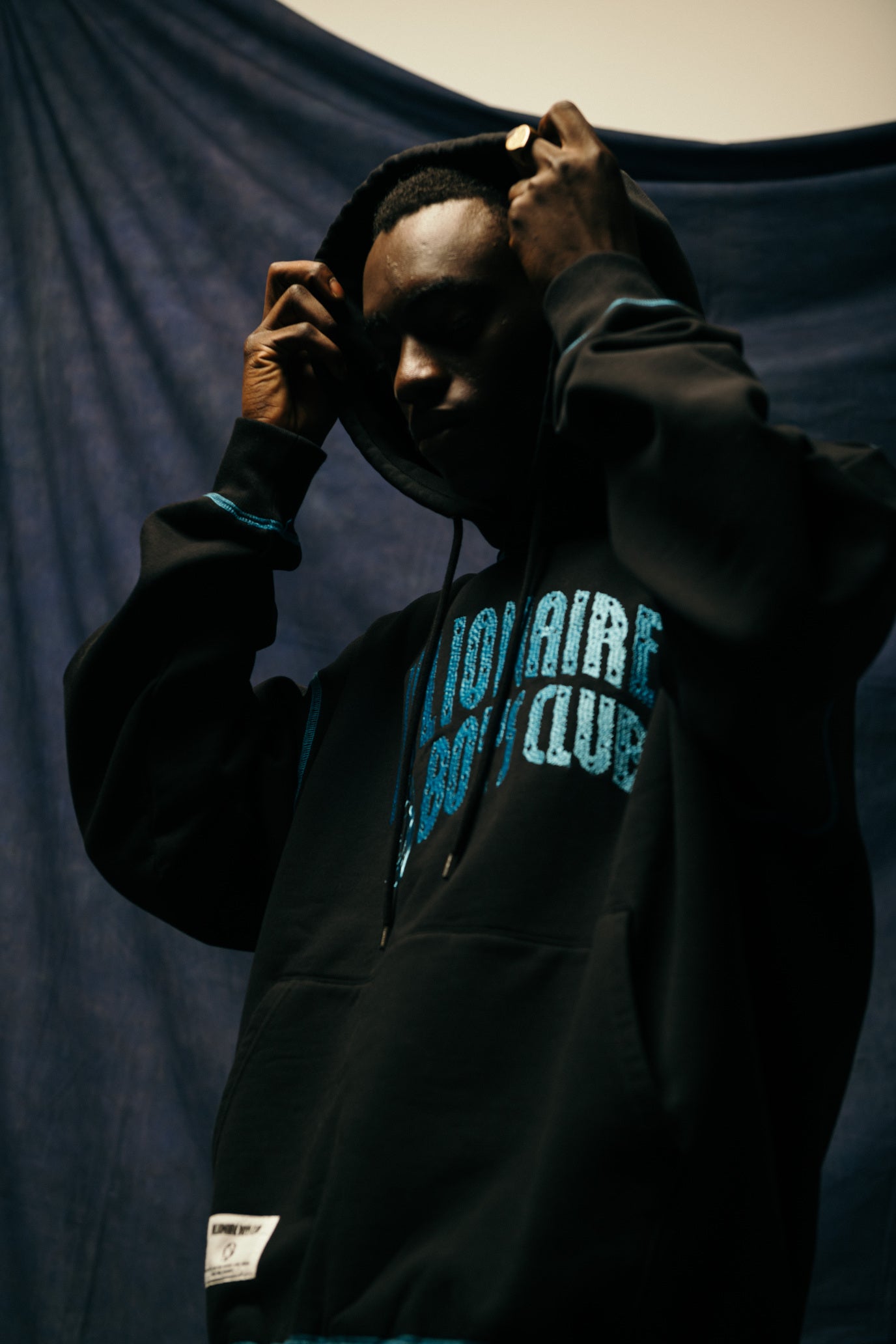 画像をギャラリービューアに読み込む, EMBROIDERED LOGO HOODIE
