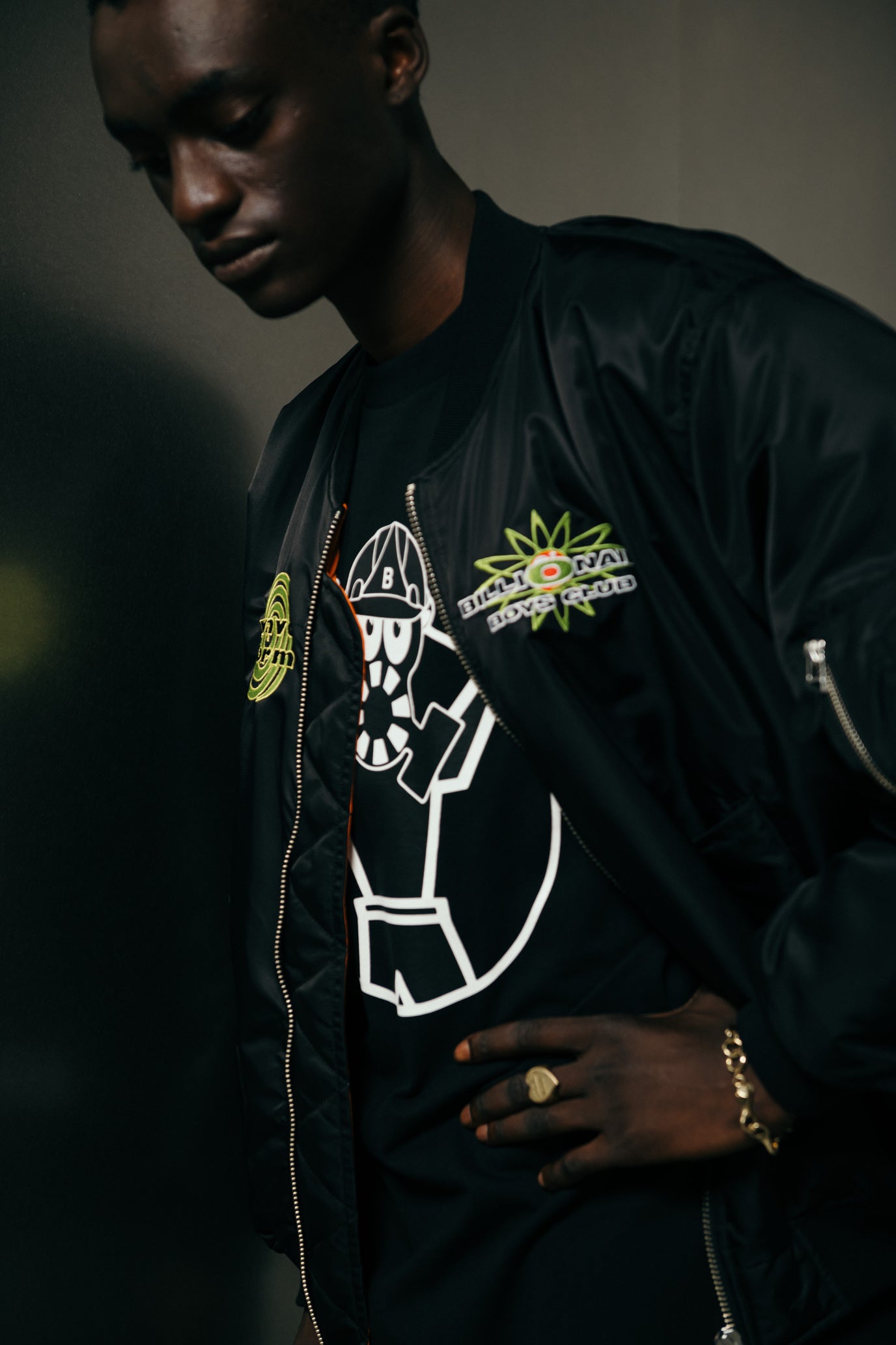 Load image into Gallery viewer, EMBROIDERED LOGO MA-1
