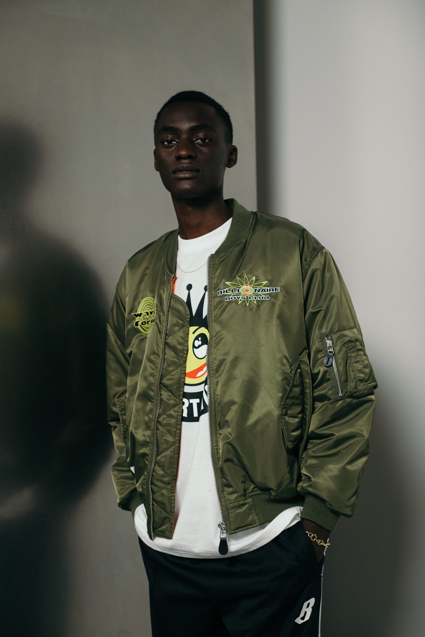Embroidered Logo Ma-1 – BILLIONAIRE BOYS CLUB / ICECREAM OFFICIAL