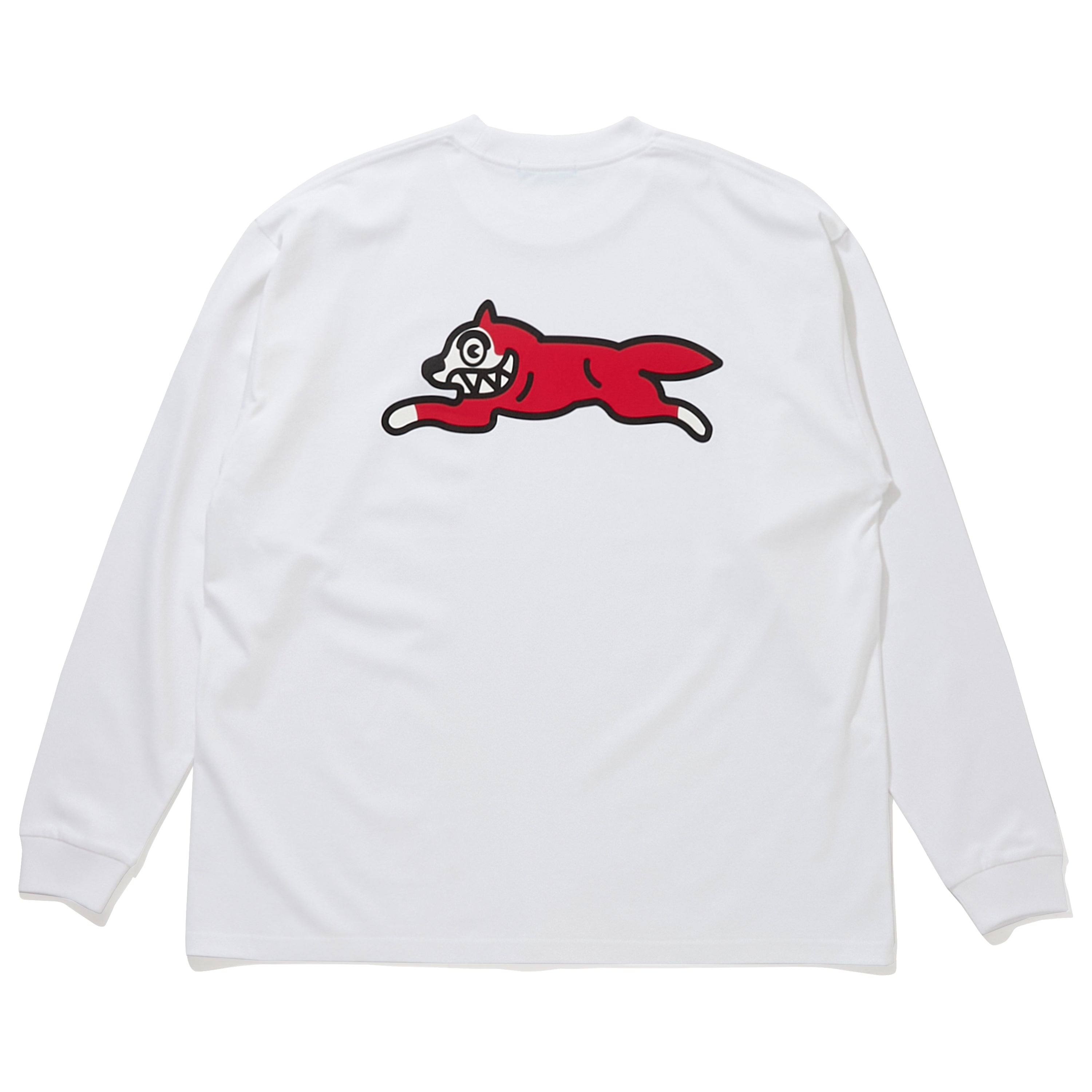 Load image into Gallery viewer, EMBROIDERED LOGO COTTON L/S T-SHIRT RUNNING DOG
