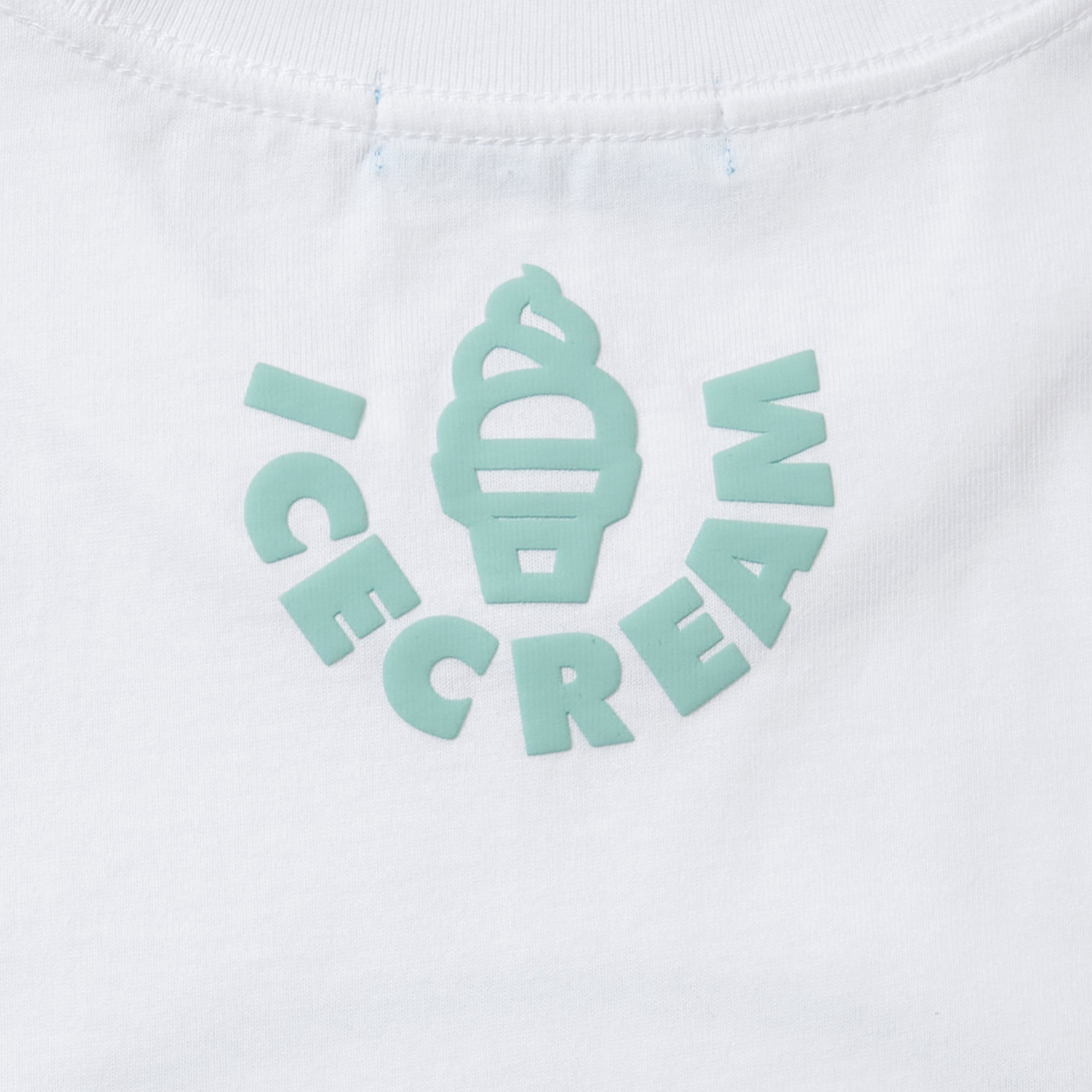 Load image into Gallery viewer, PUFF PRINT COTTON T-SHIRT_ICECREAM
