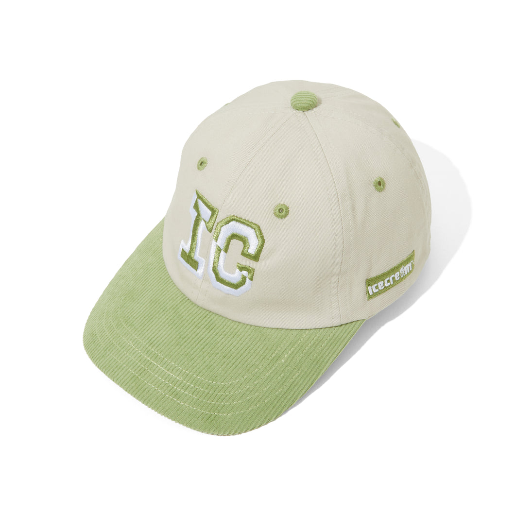 EMBROIDERED LOGO WASHED COTTON TWILL&CORDUROY CAP