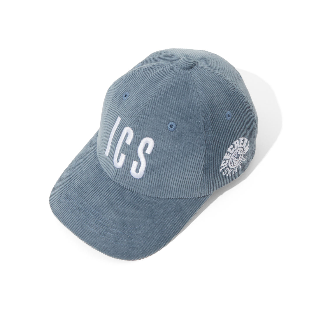 EMBROIDERED LOGO CORDUROY CAP