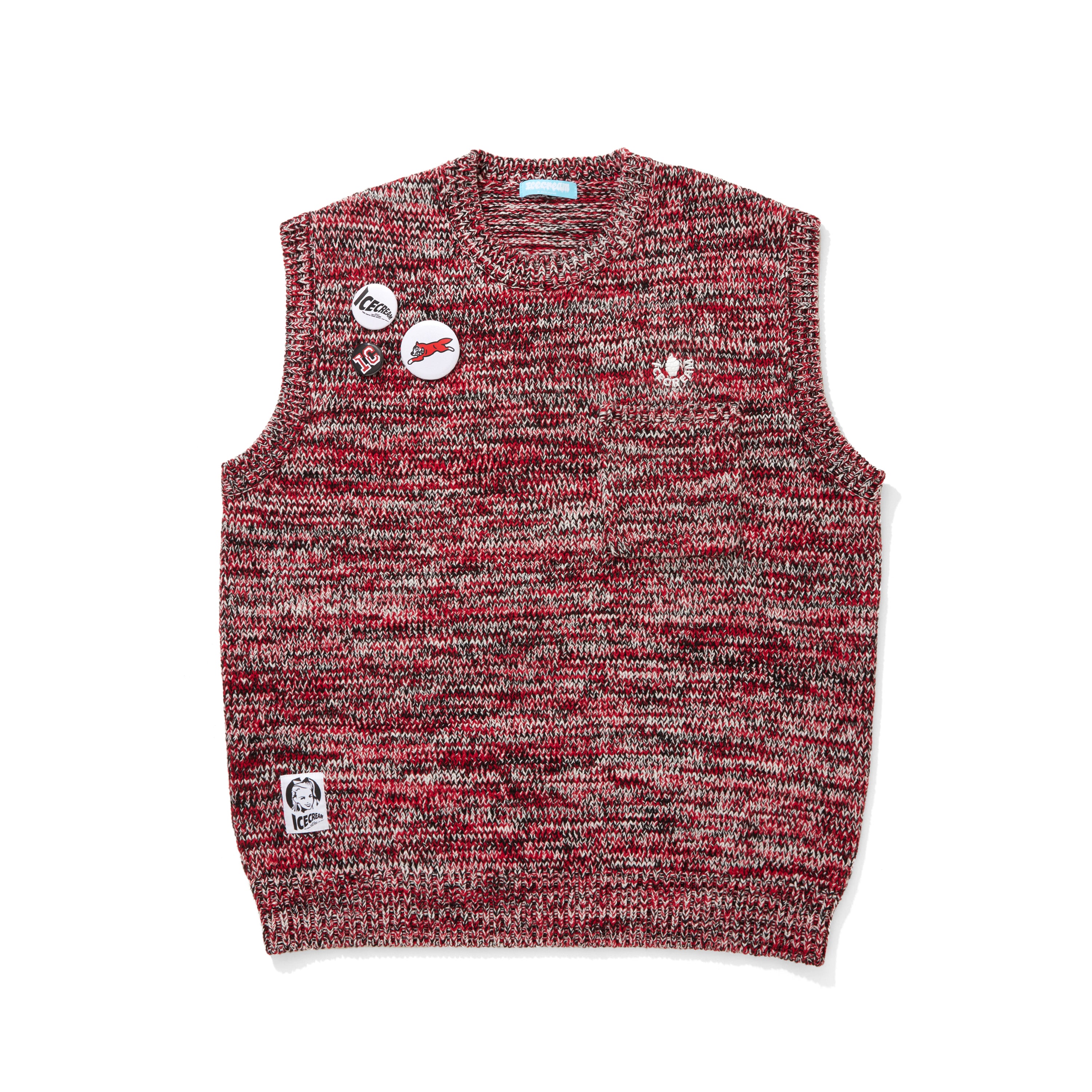 Load image into Gallery viewer, MIX KNIT VEST
