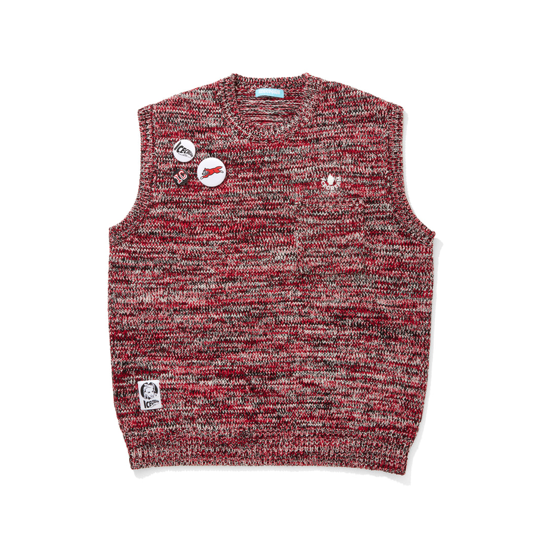 MIX KNIT VEST