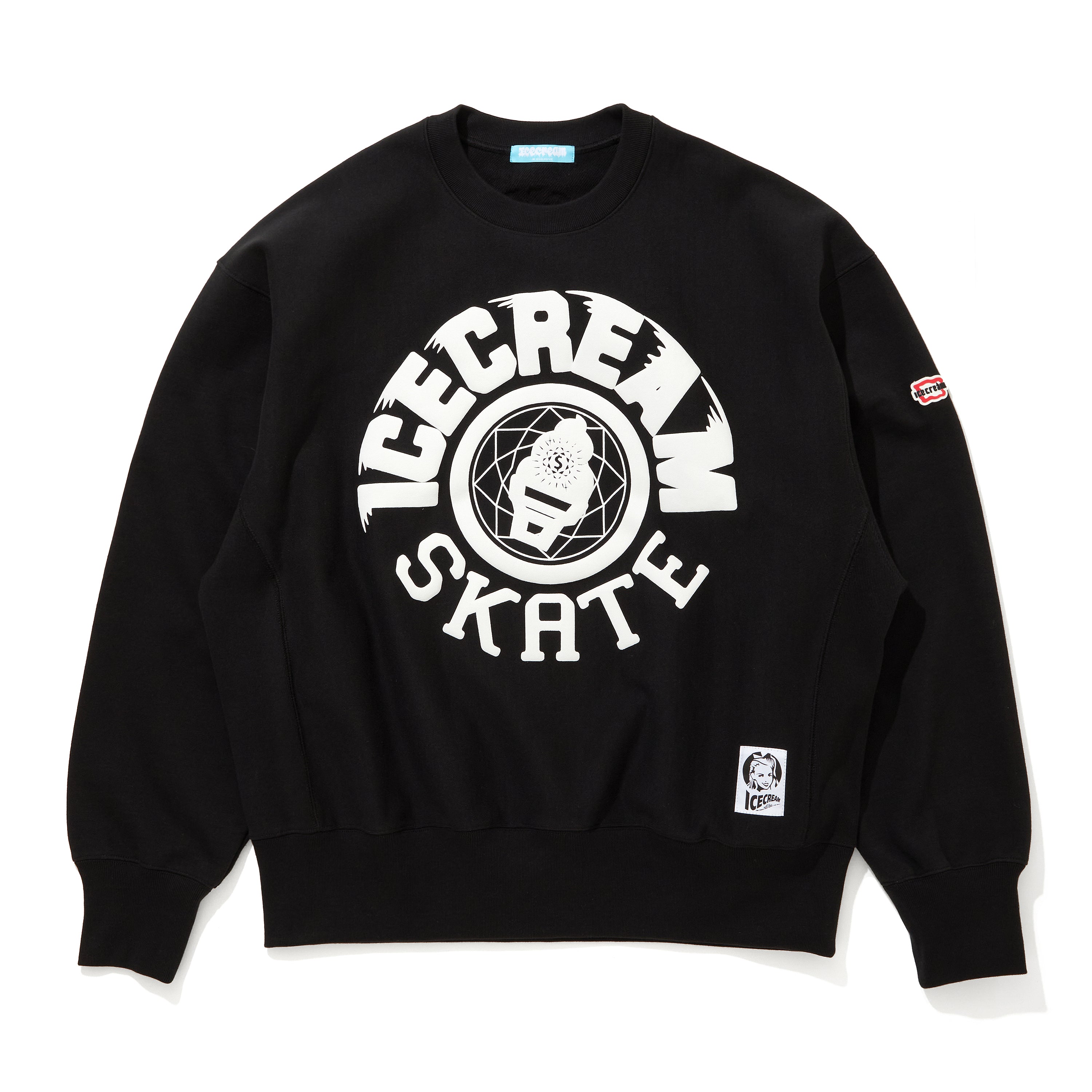 画像をギャラリービューアに読み込む, PUFF PRINT SWEATSHIRT ICECREAM SKATE
