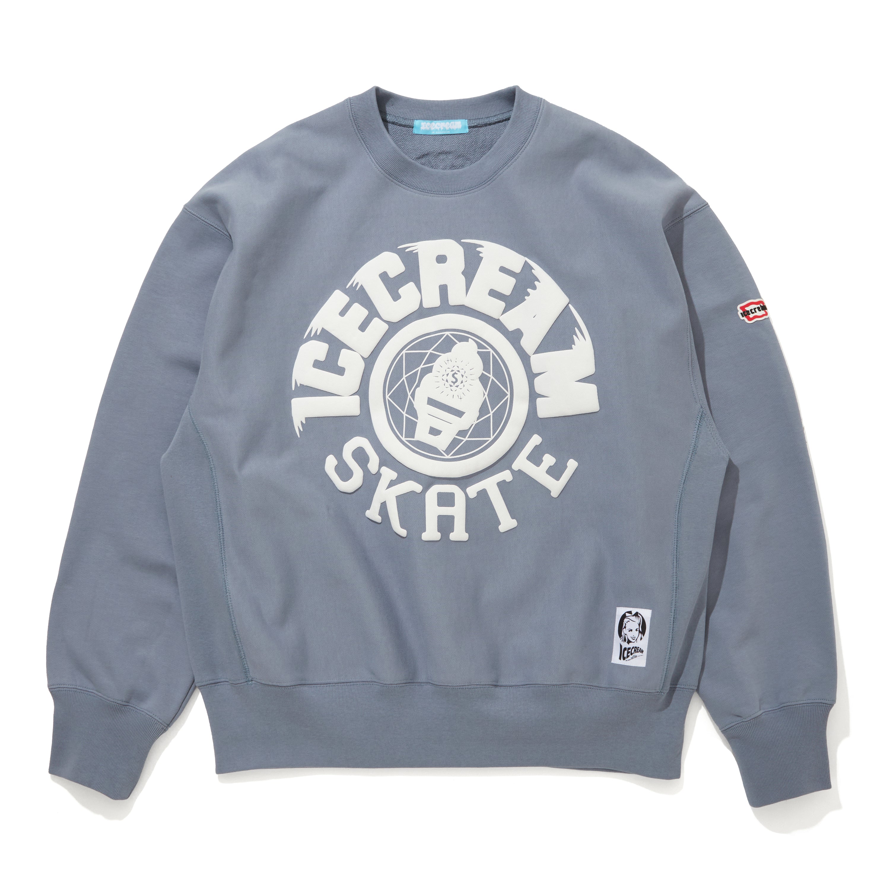 画像をギャラリービューアに読み込む, PUFF PRINT SWEATSHIRT ICECREAM SKATE
