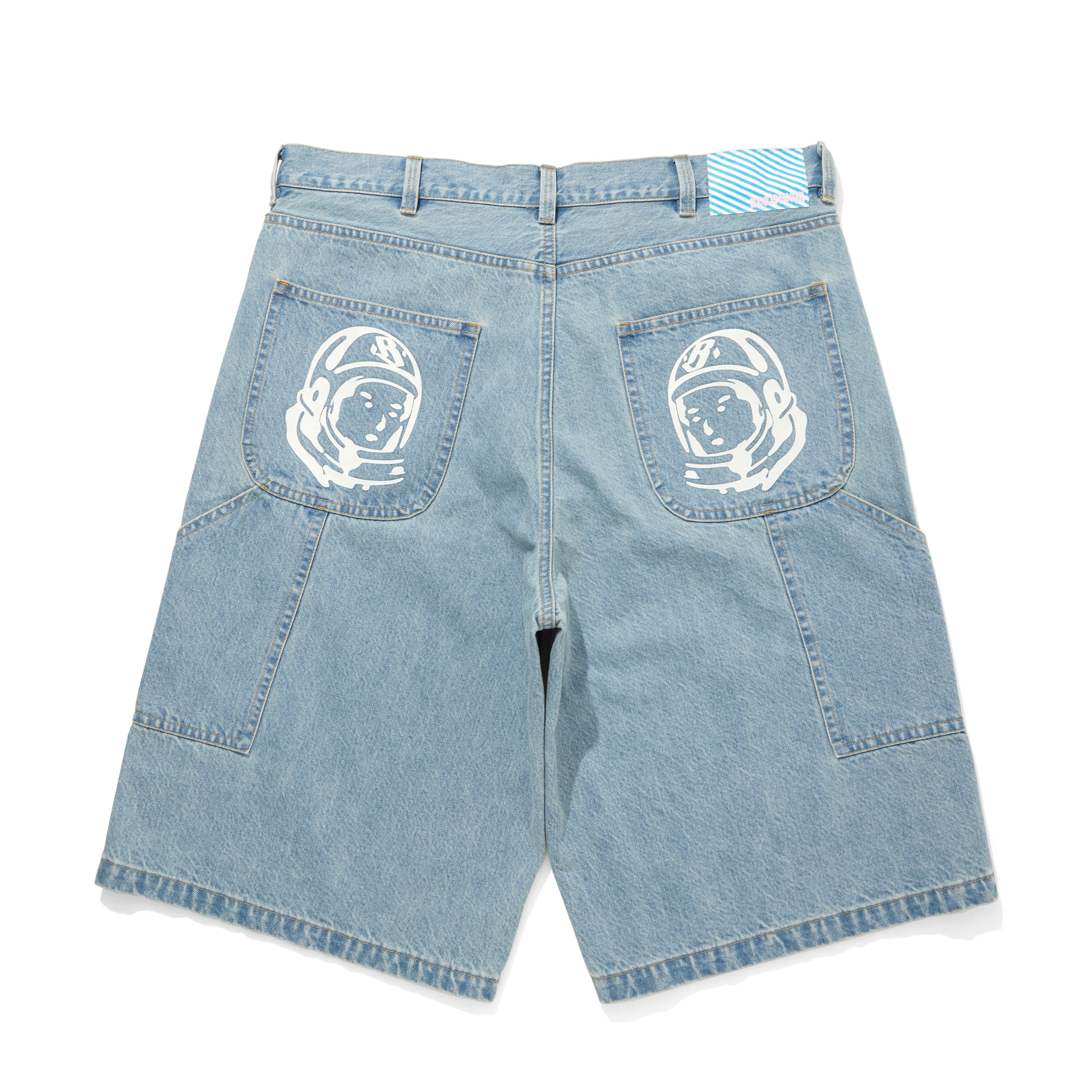 Load image into Gallery viewer, WASHED DENIM BAGGY SHORTS
